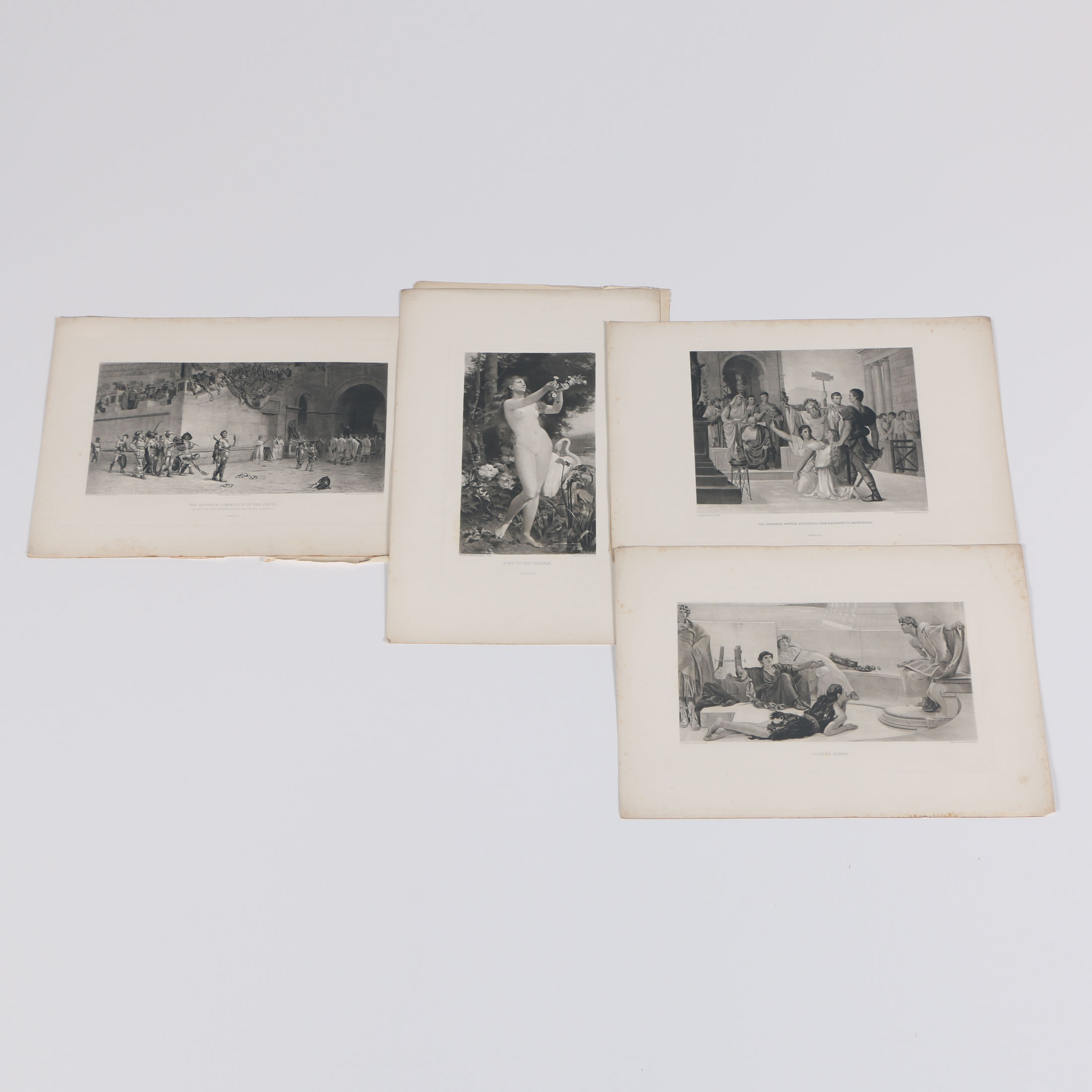 Collection of Antique Gebbie and Co. Photogravures