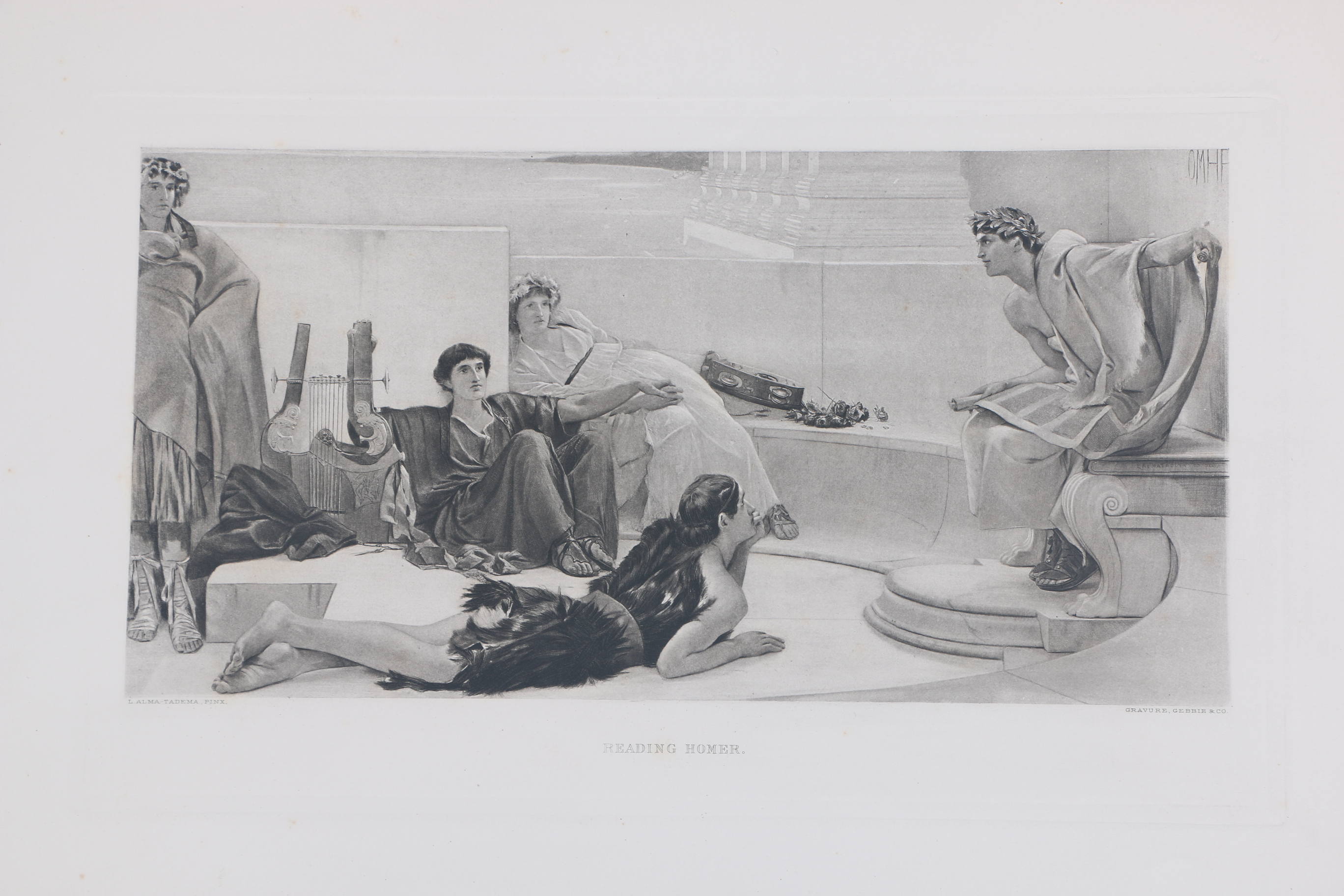 Collection of Antique Gebbie and Co. Photogravures