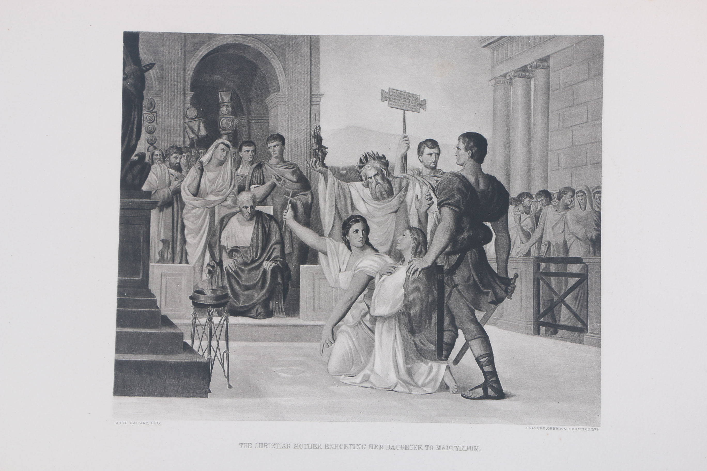 Collection of Antique Gebbie and Co. Photogravures