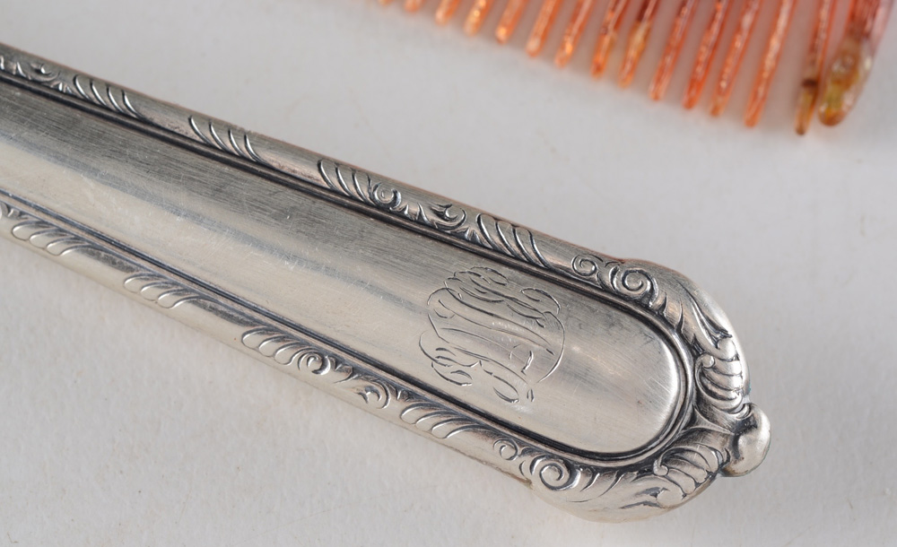 Early 20th Century Wallace Sterling Silver Vanity Set