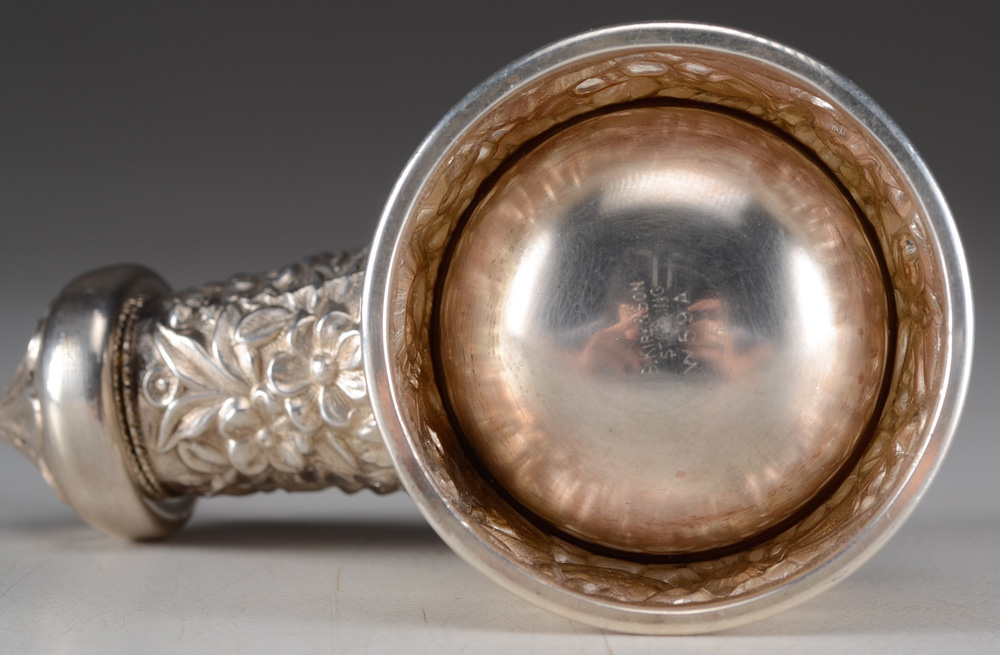 S. Kirk & Son Sterling Silver Repoussé Master Salt and Pepper Set