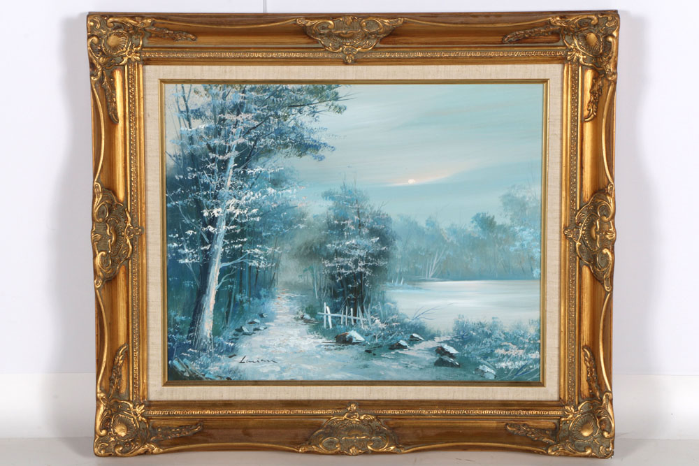 Trio of Scenic Oil Paintings