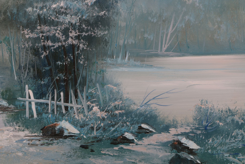 Trio of Scenic Oil Paintings