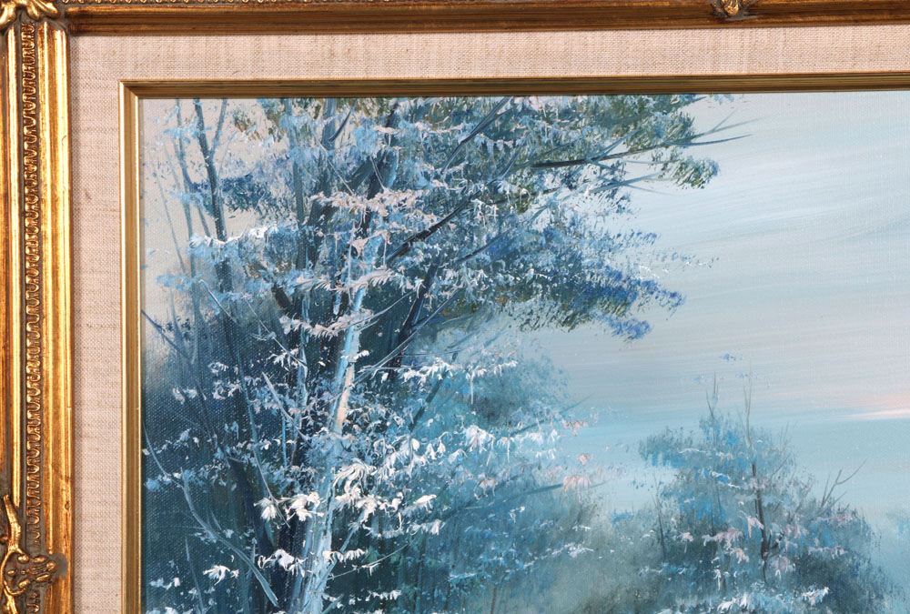 Trio of Scenic Oil Paintings