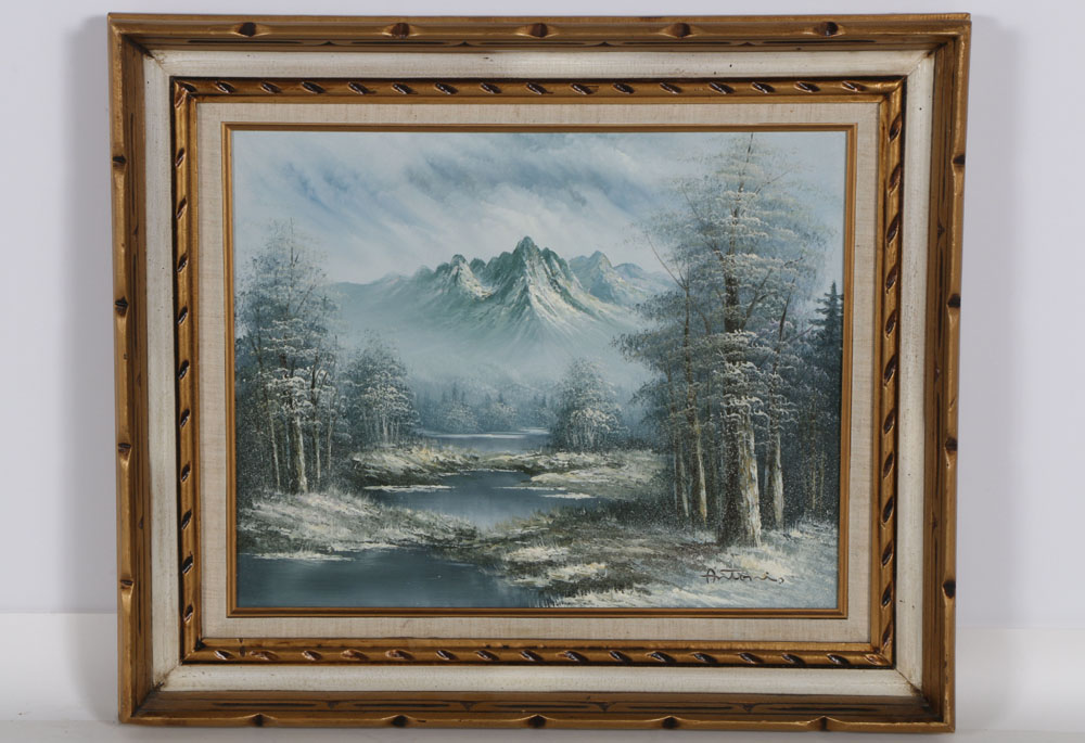 Trio of Scenic Oil Paintings