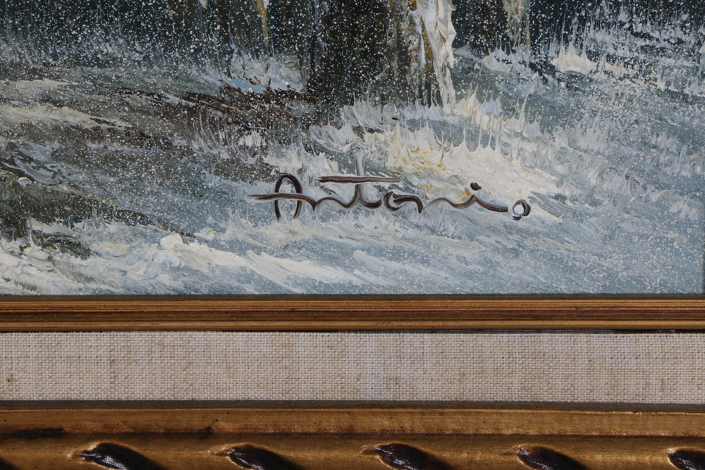 Trio of Scenic Oil Paintings