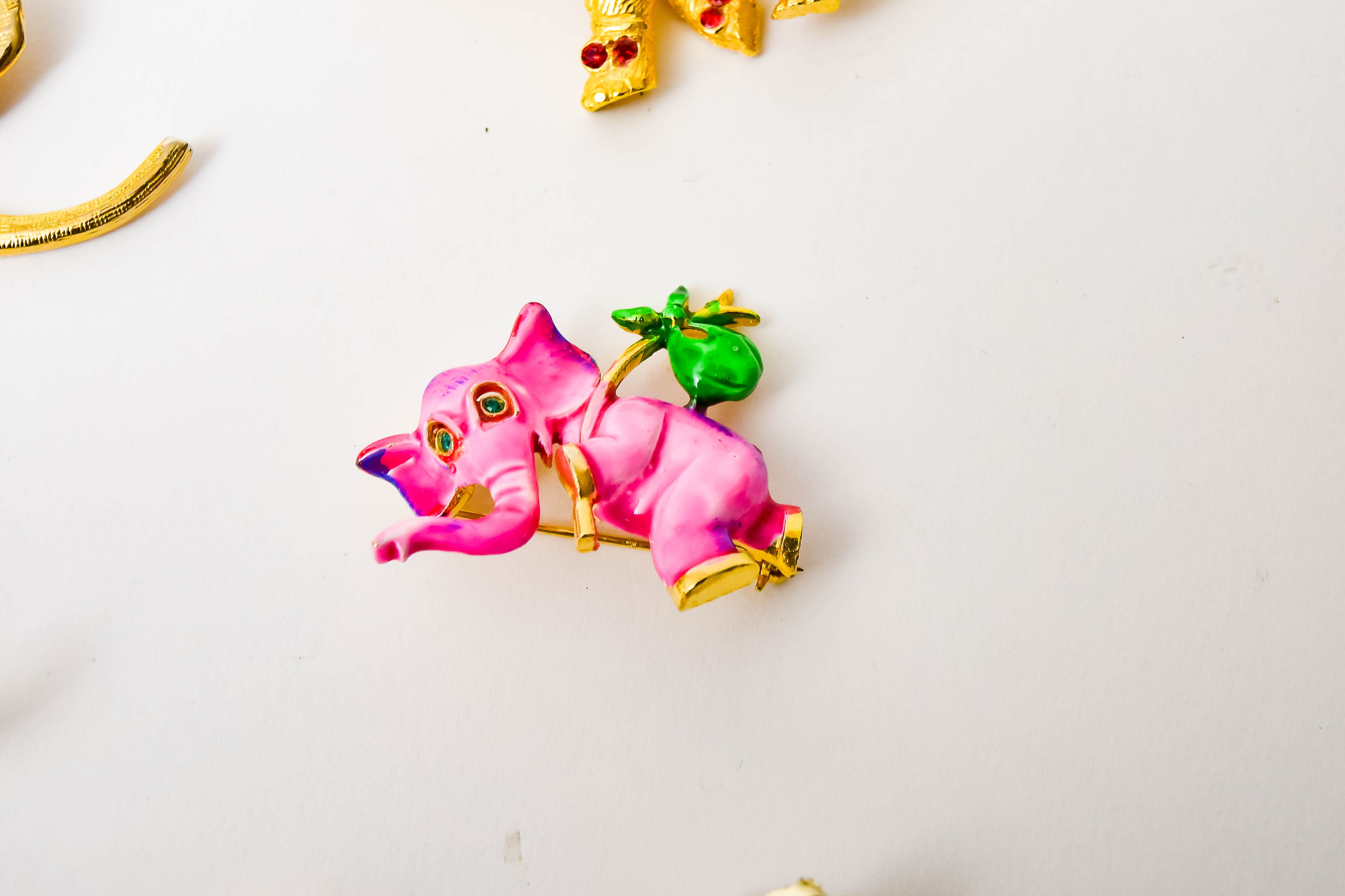 Collection of Elephant Brooches