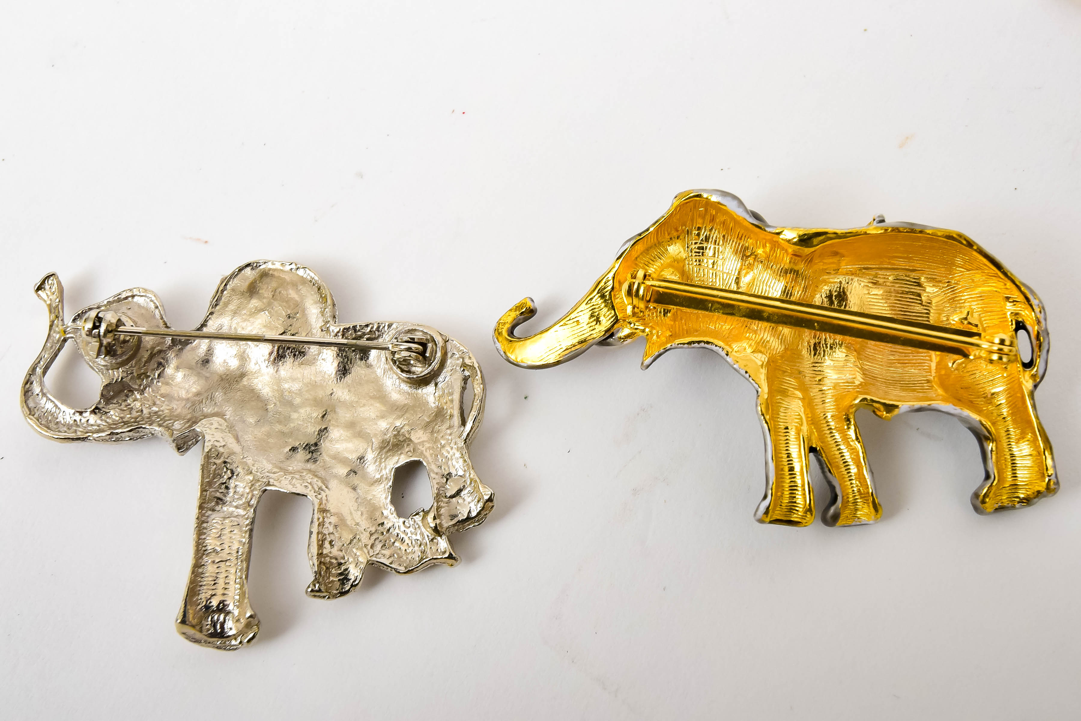 Collection of Elephant Brooches