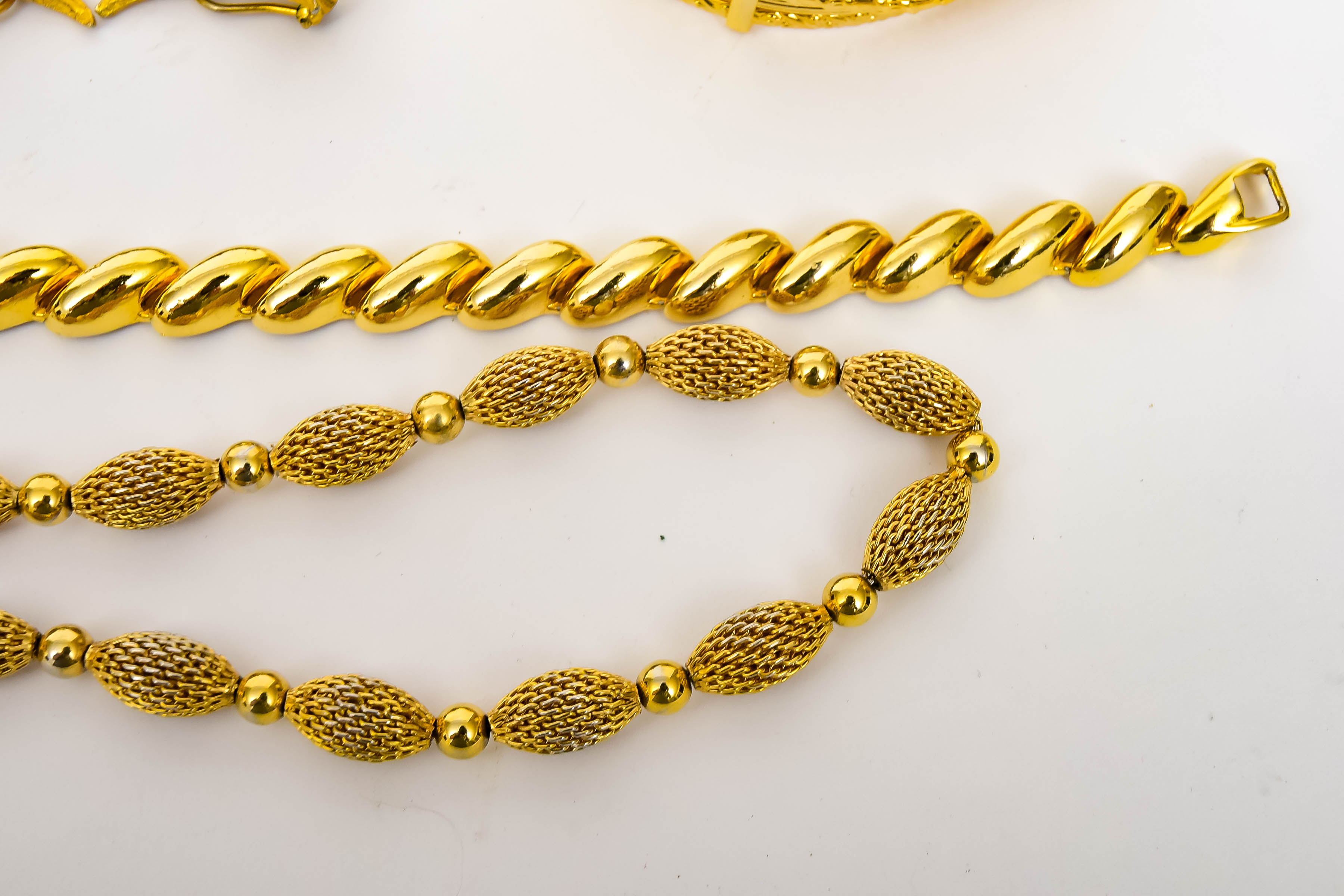Group of Gold-Toned Vintage Jewelry