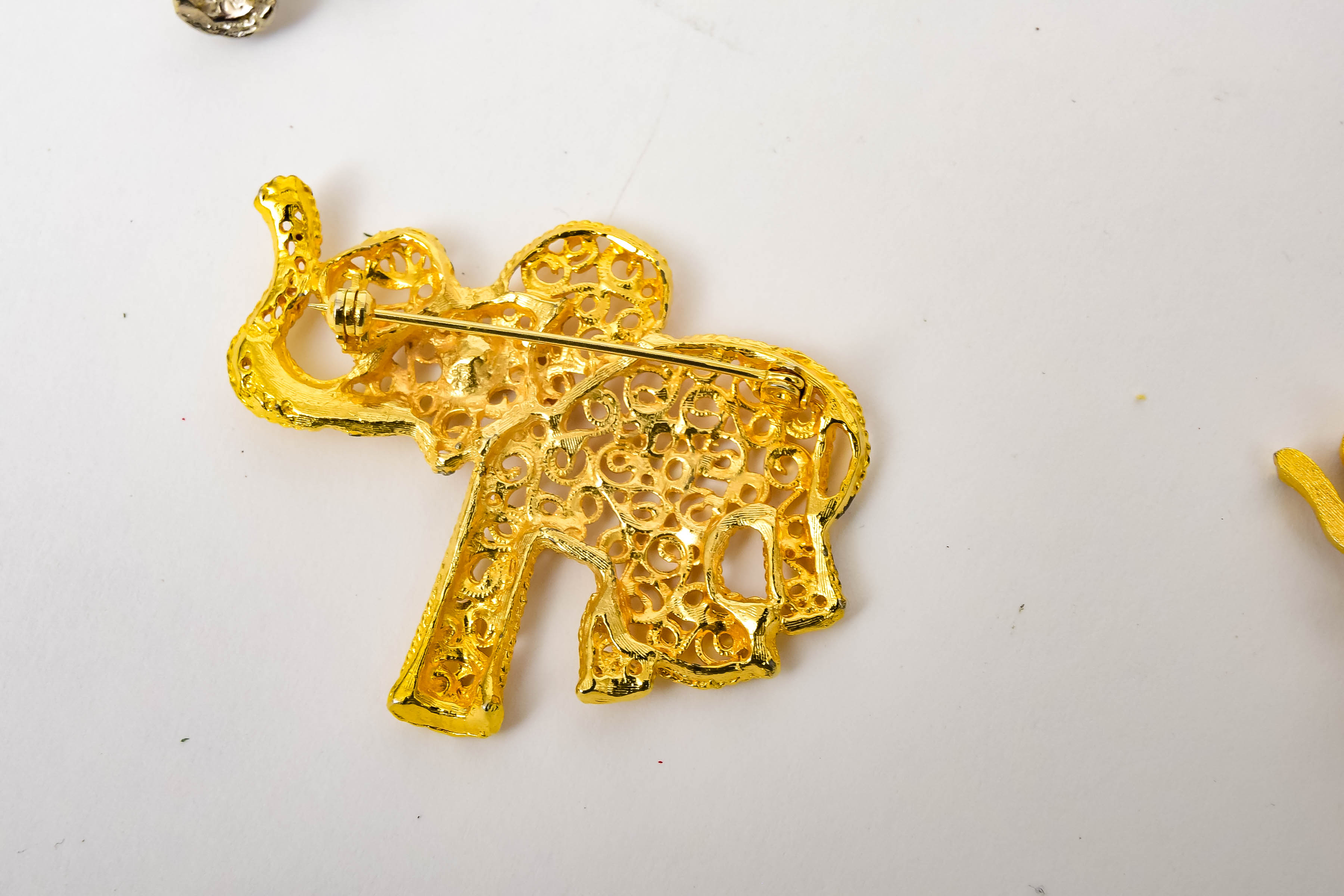 Collection of Elephant Brooches