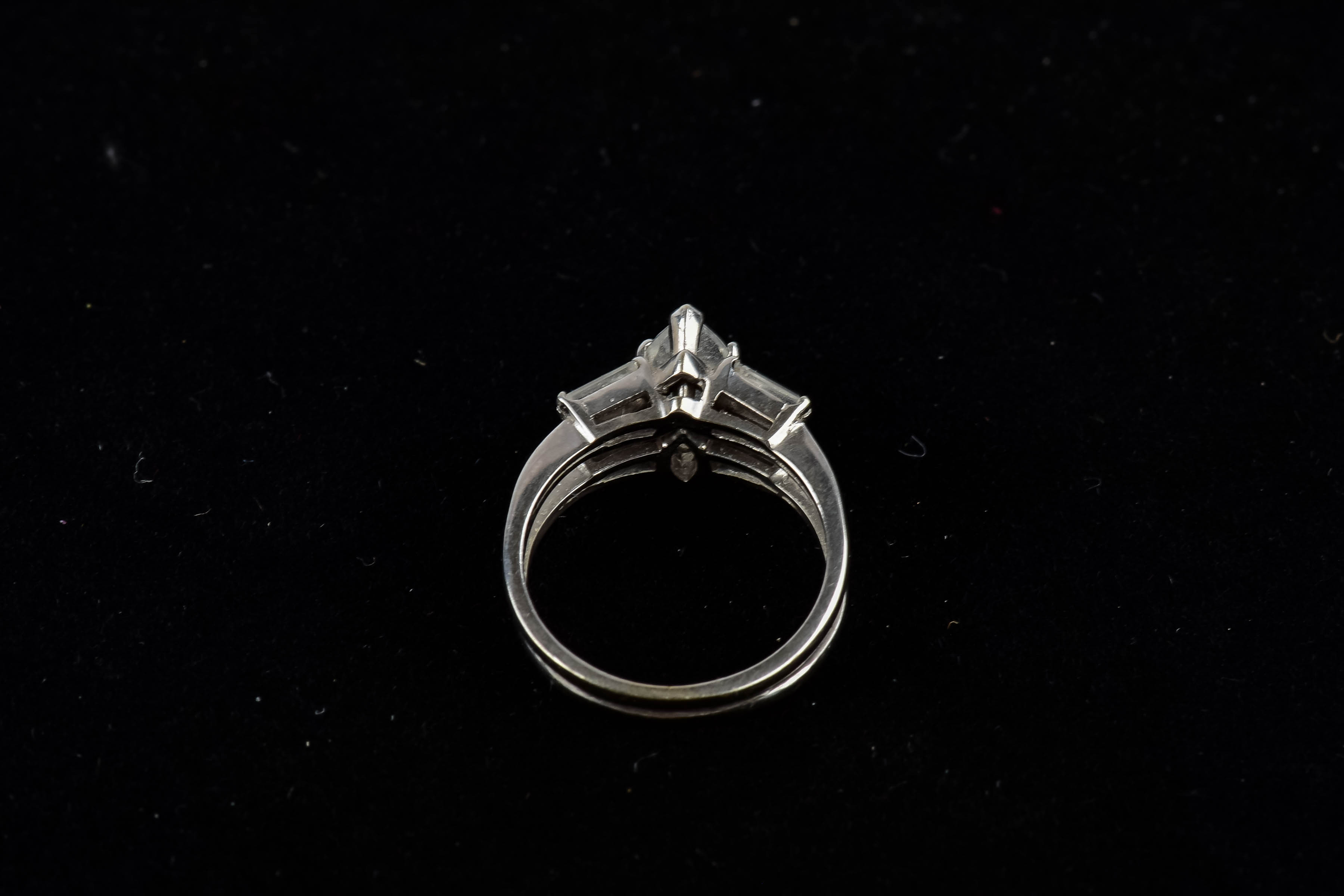 White Gold and CZ Ring
