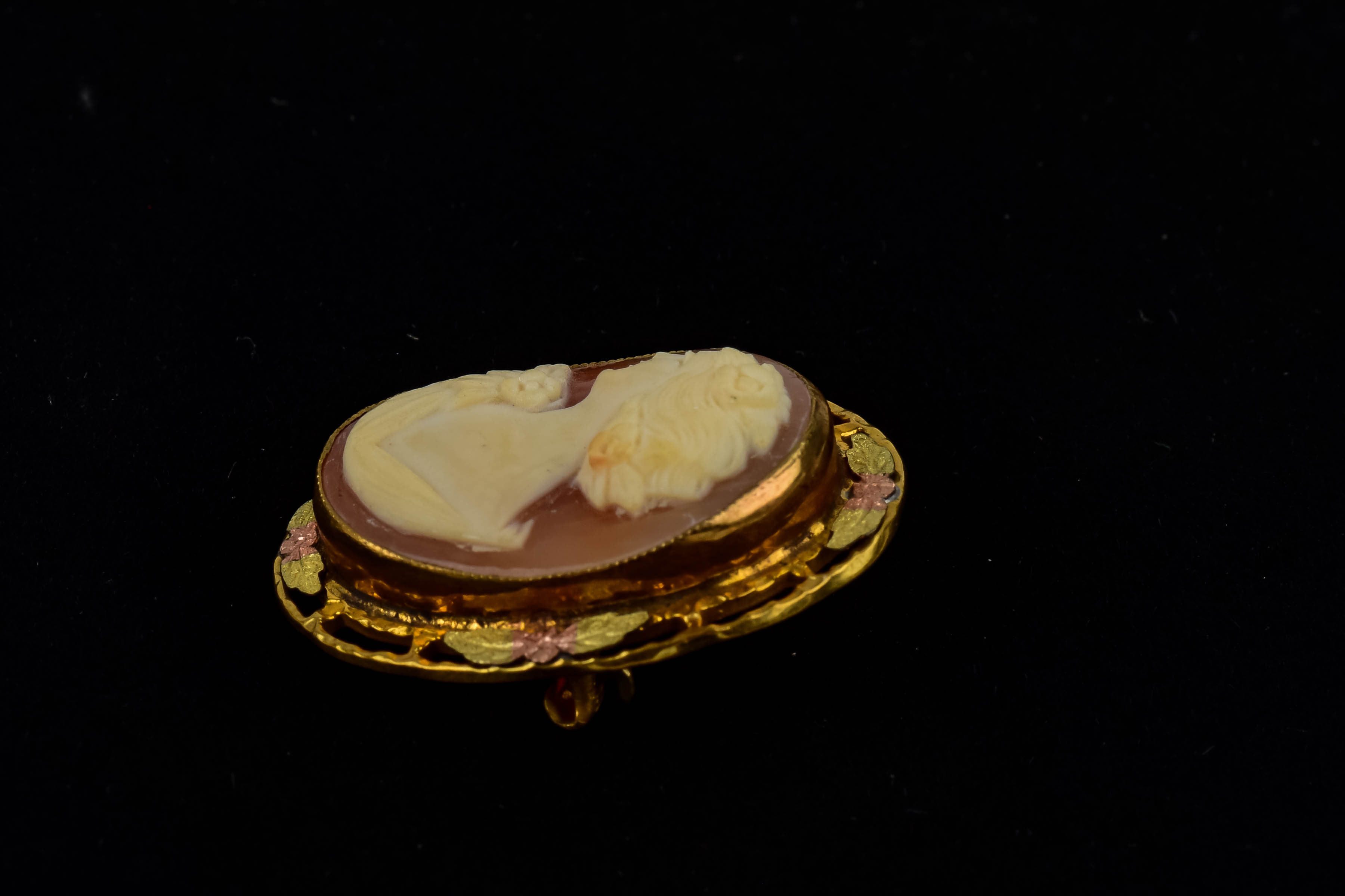 Costume Cameo Brooch