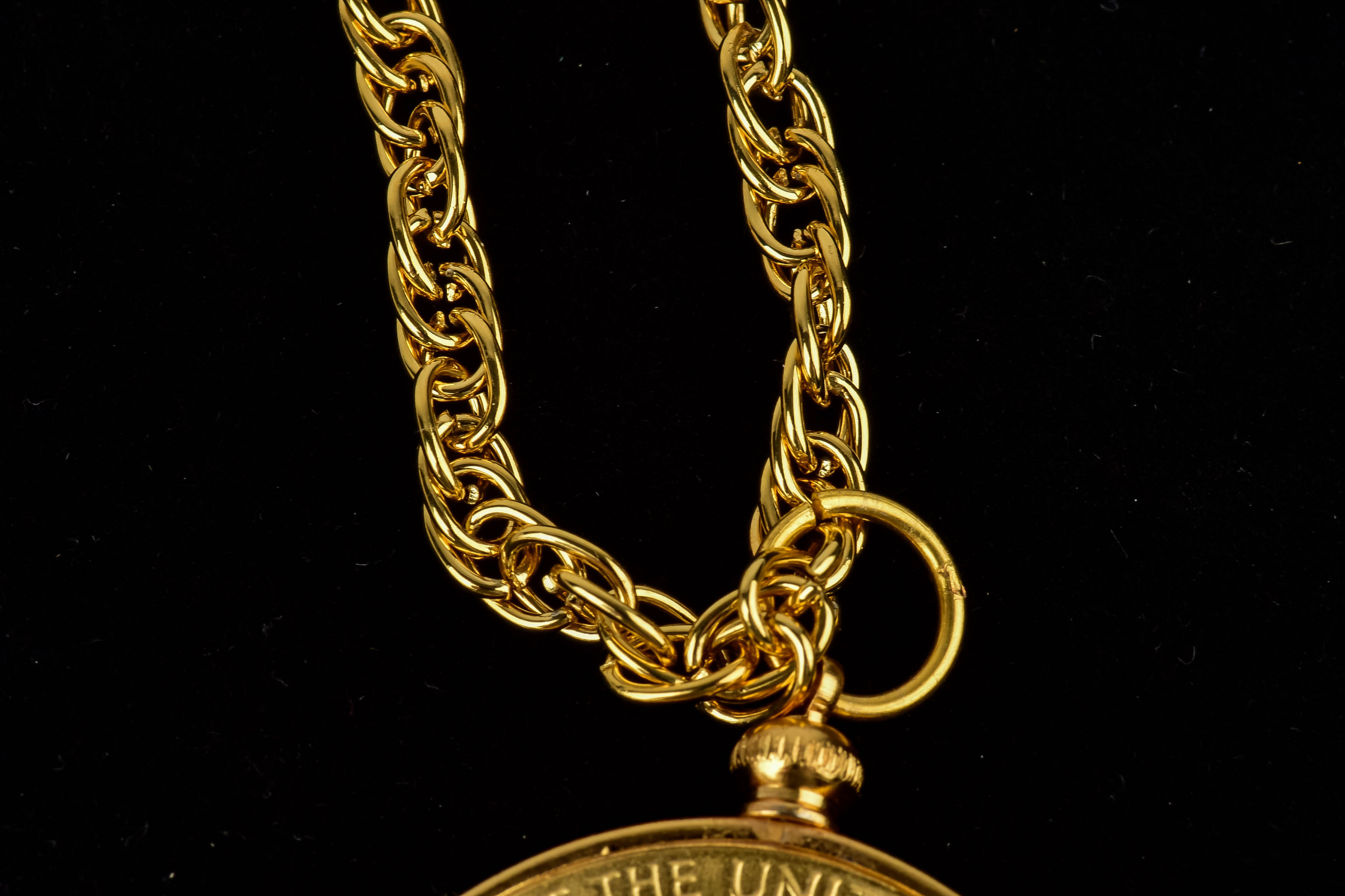 Gold-Tone Nixon Medallion