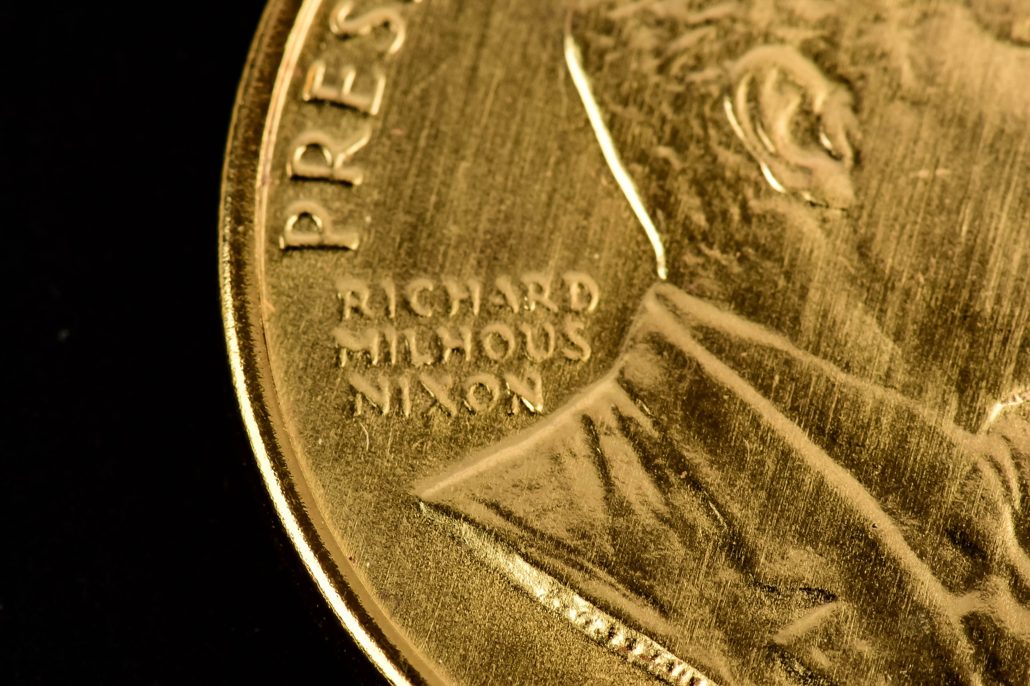 Gold-Tone Nixon Medallion