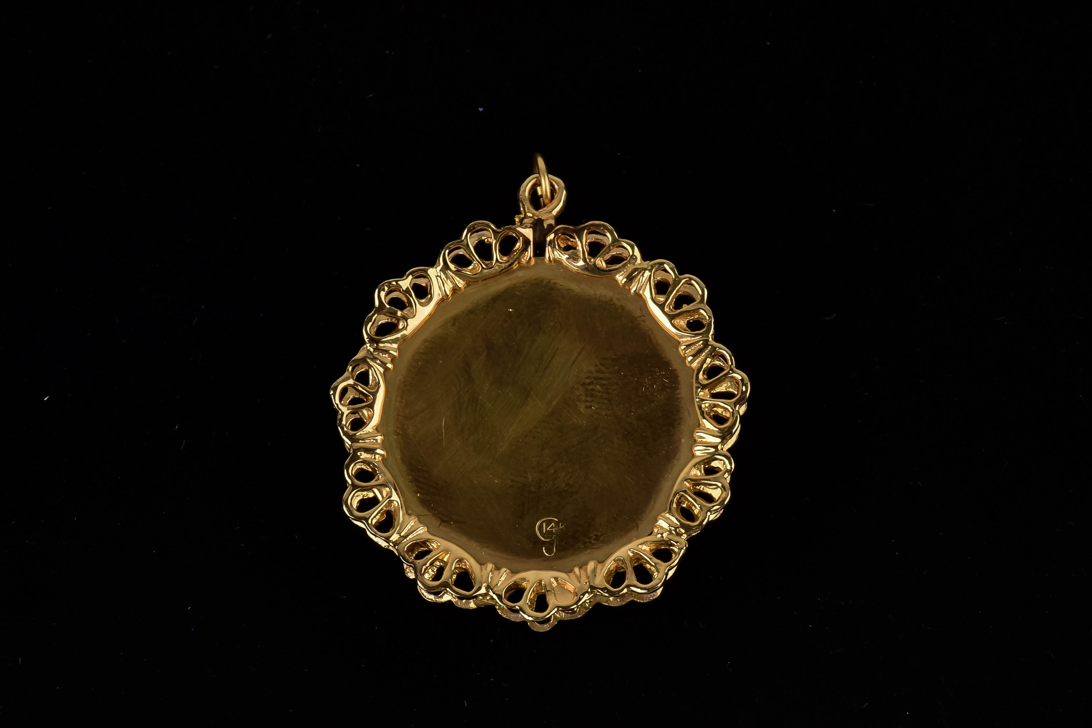 Gold, Pearl and Ruby Anniversary Pendant