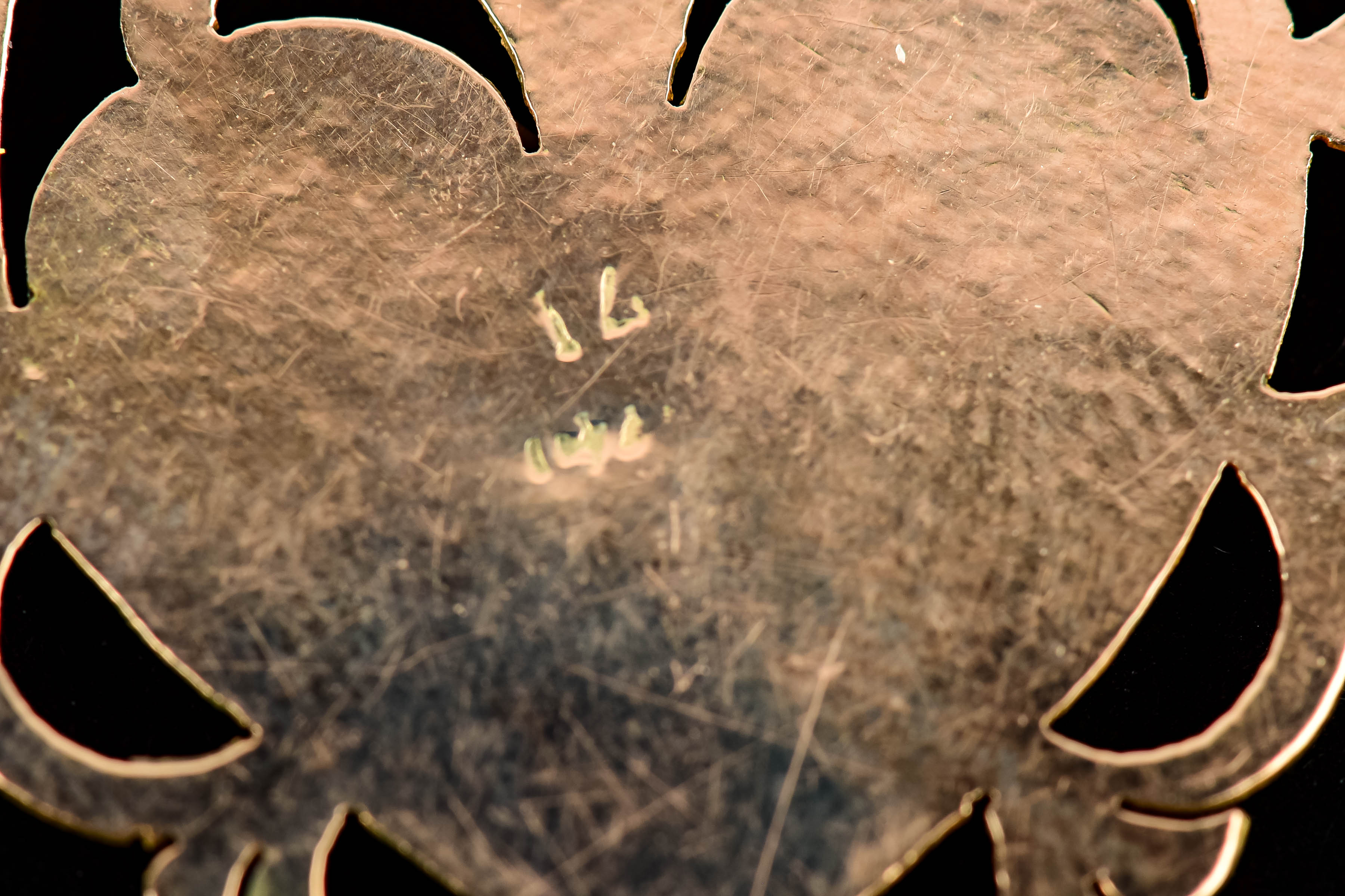 14K Gold Flower and Heart Pendant