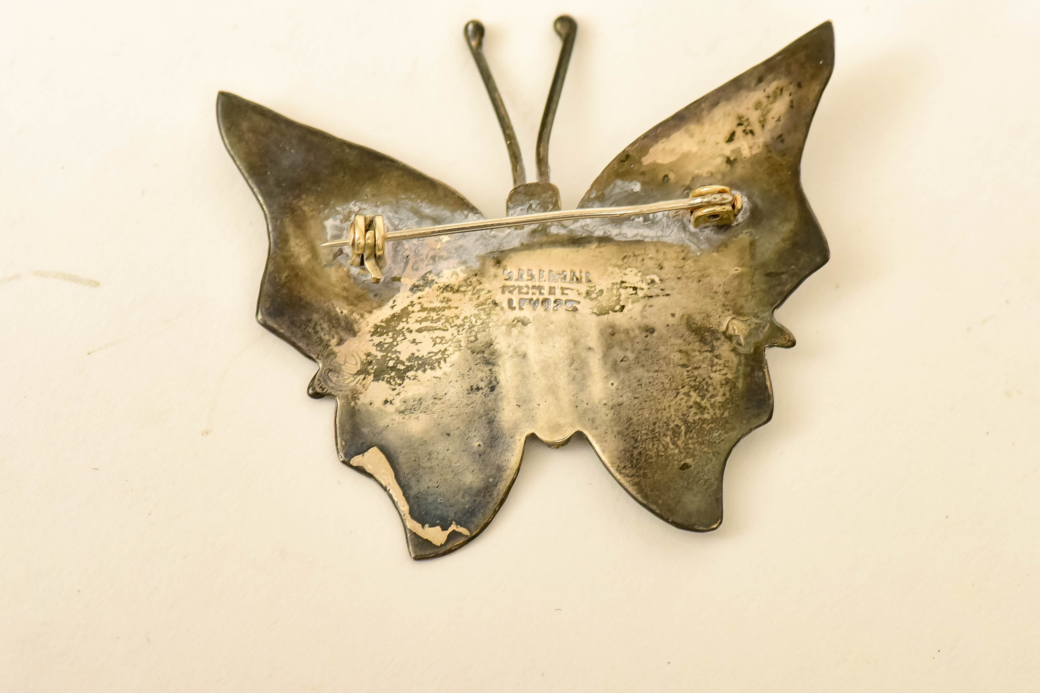 Sterling Brooch Trio