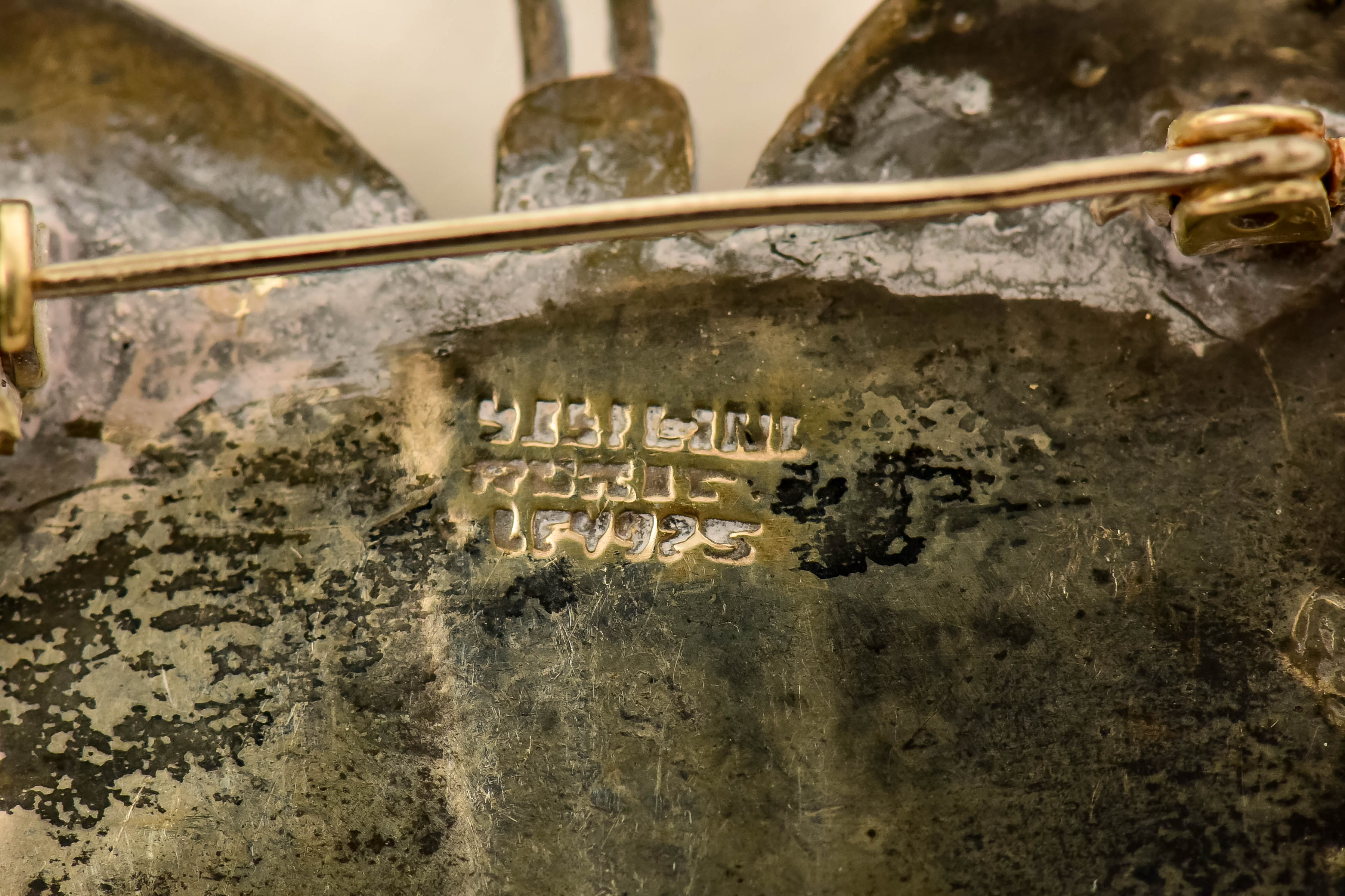 Sterling Brooch Trio