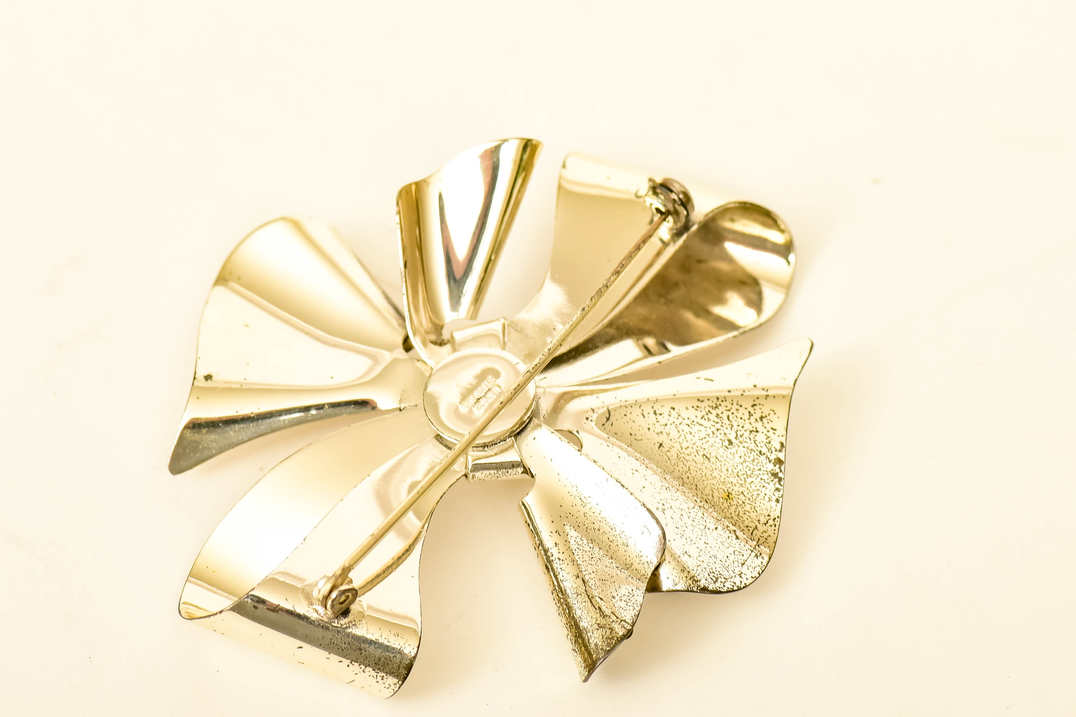 Sterling Brooch Trio