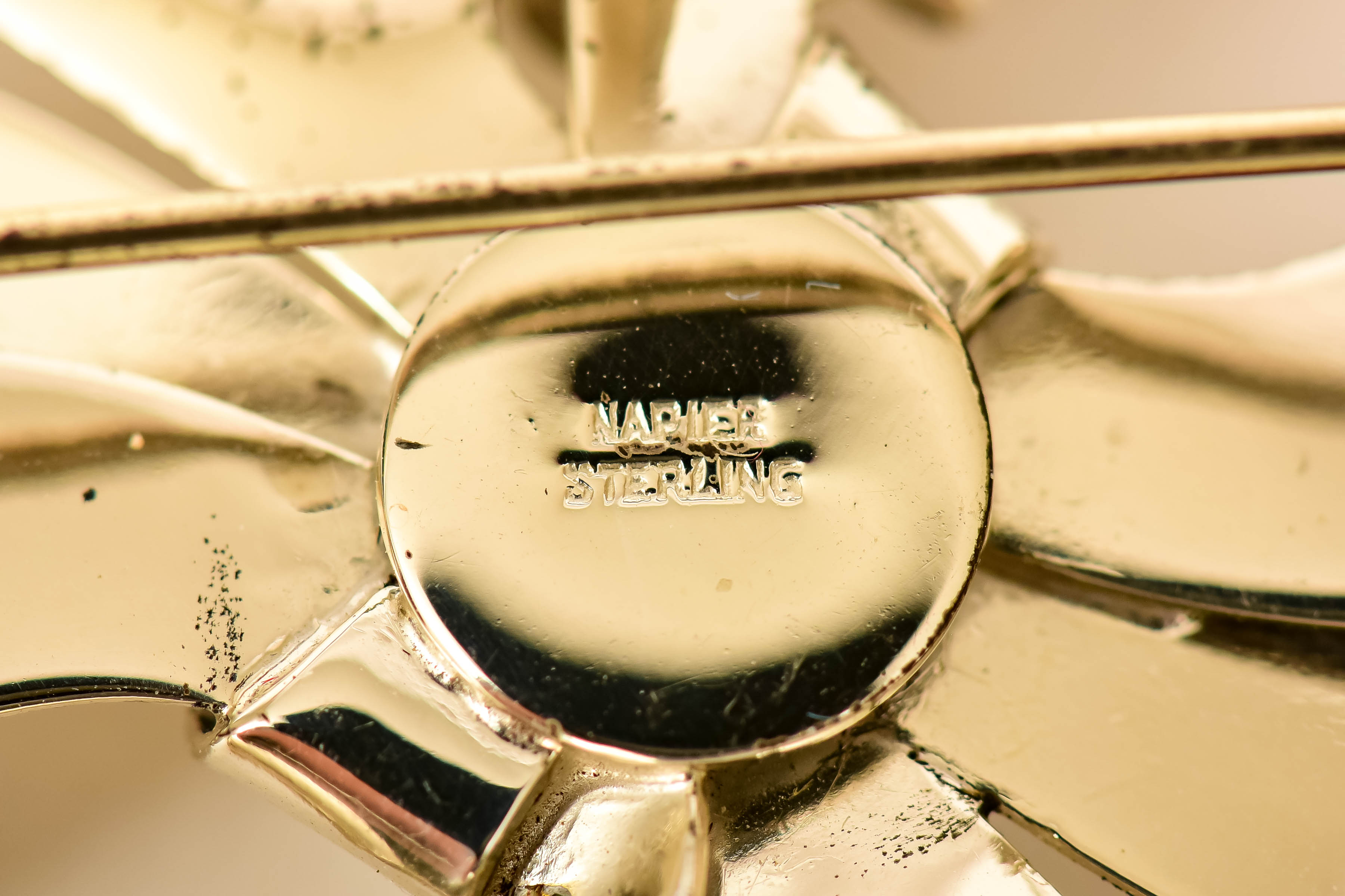 Sterling Brooch Trio