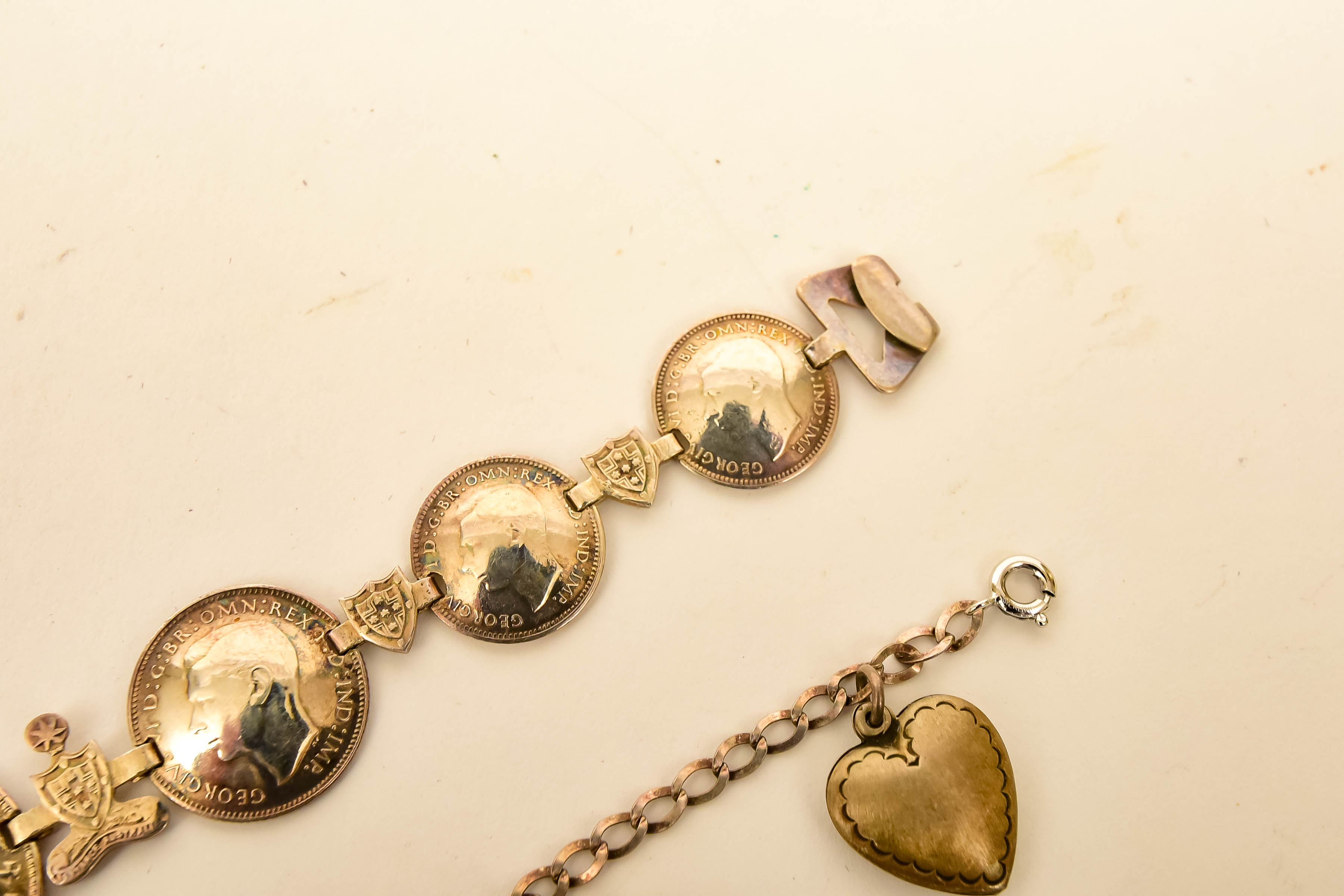 Pair of Silver-Tone Costume Bracelets