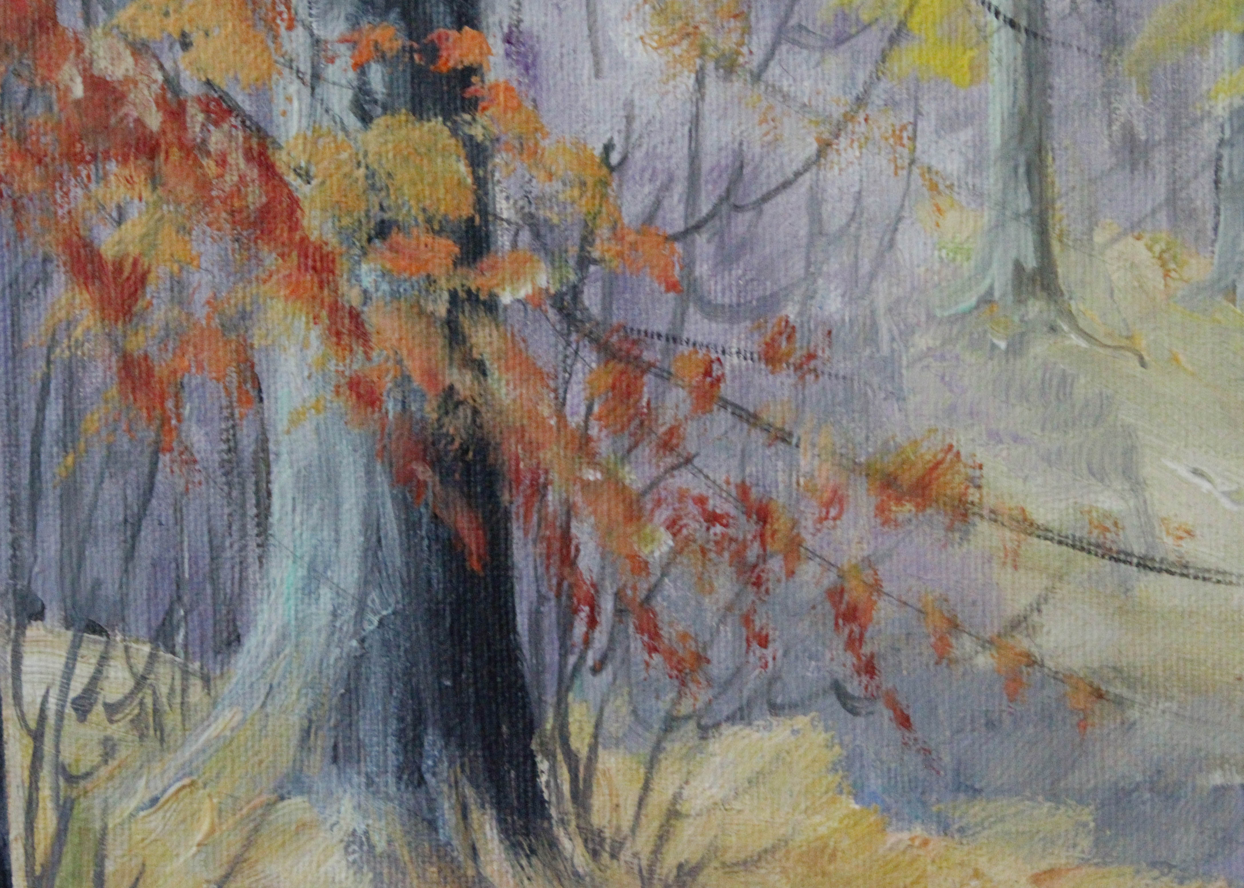 Signed, Original Oil on Canvas by Indiana Artist Effie Curlee