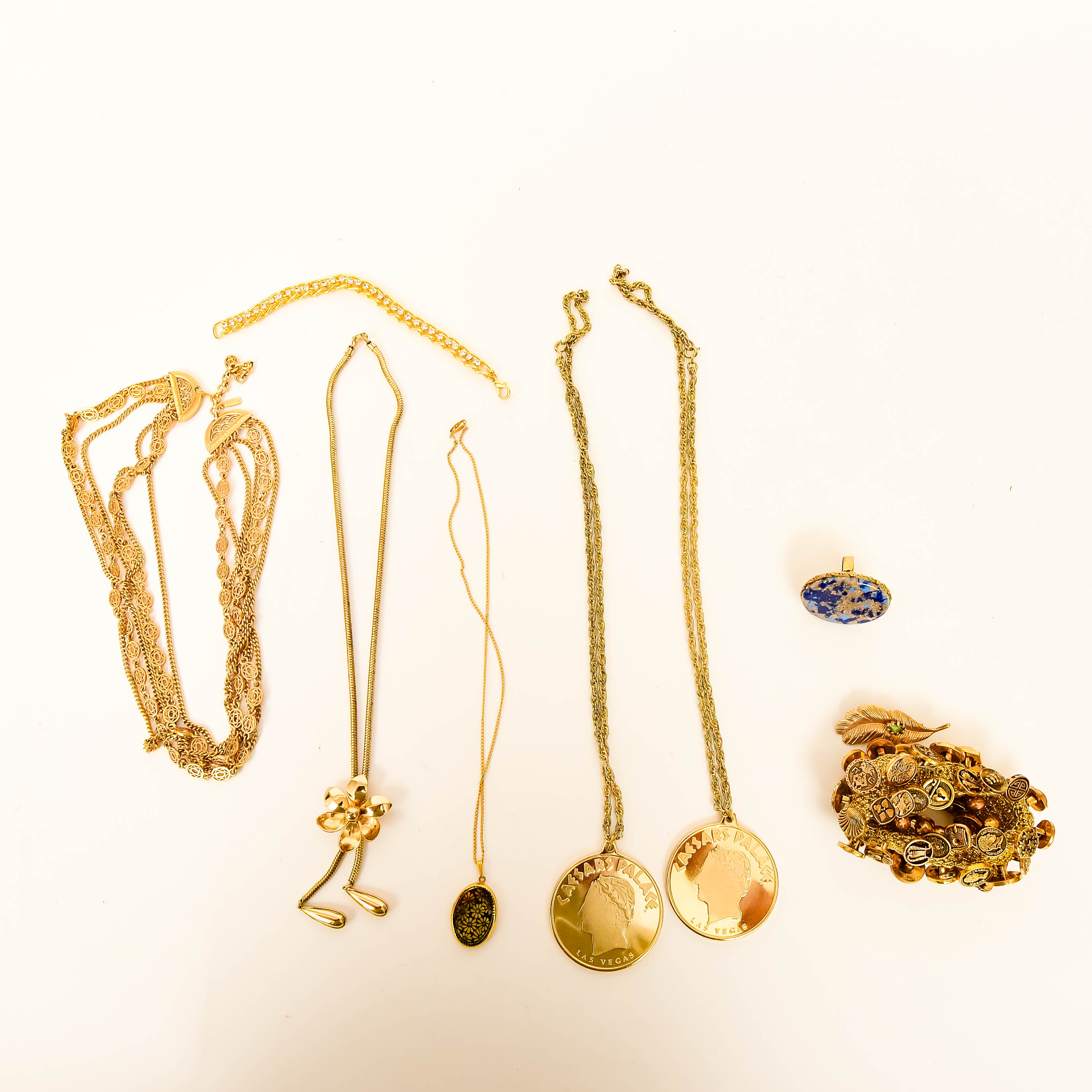 Gold-Tone Vintage Jewelry Assortment