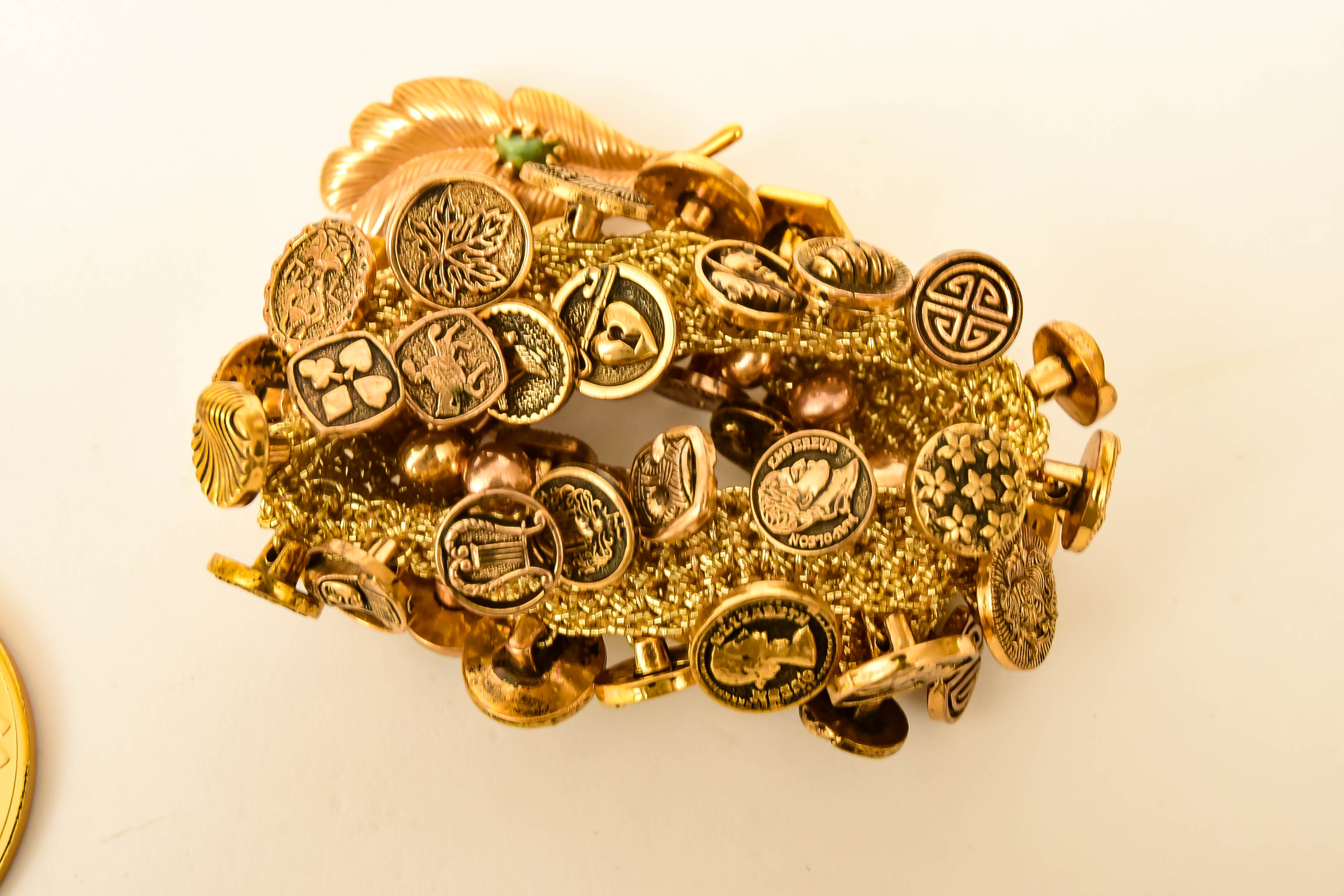 Gold-Tone Vintage Jewelry Assortment