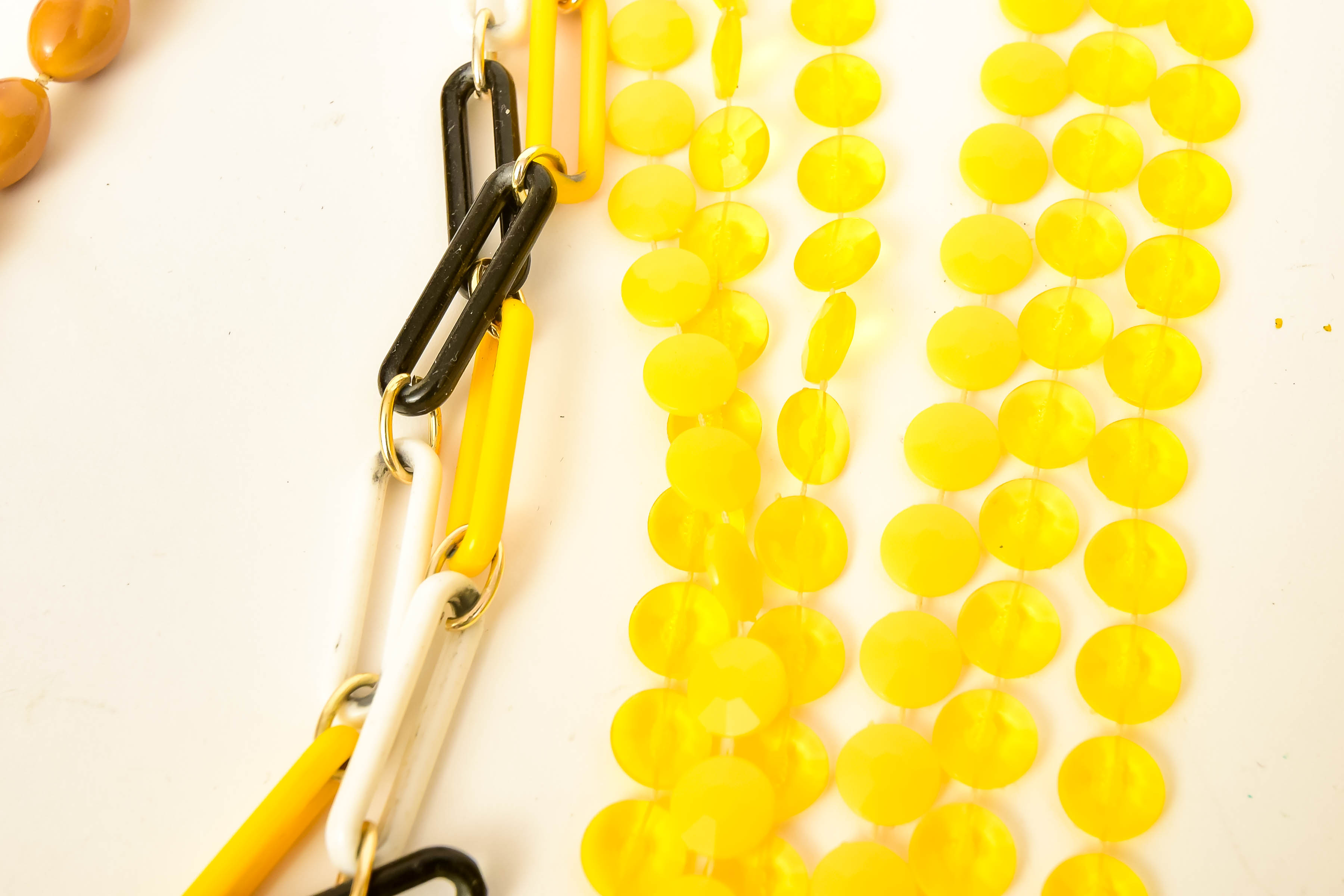 Variety of Yellow Costume Jewelry