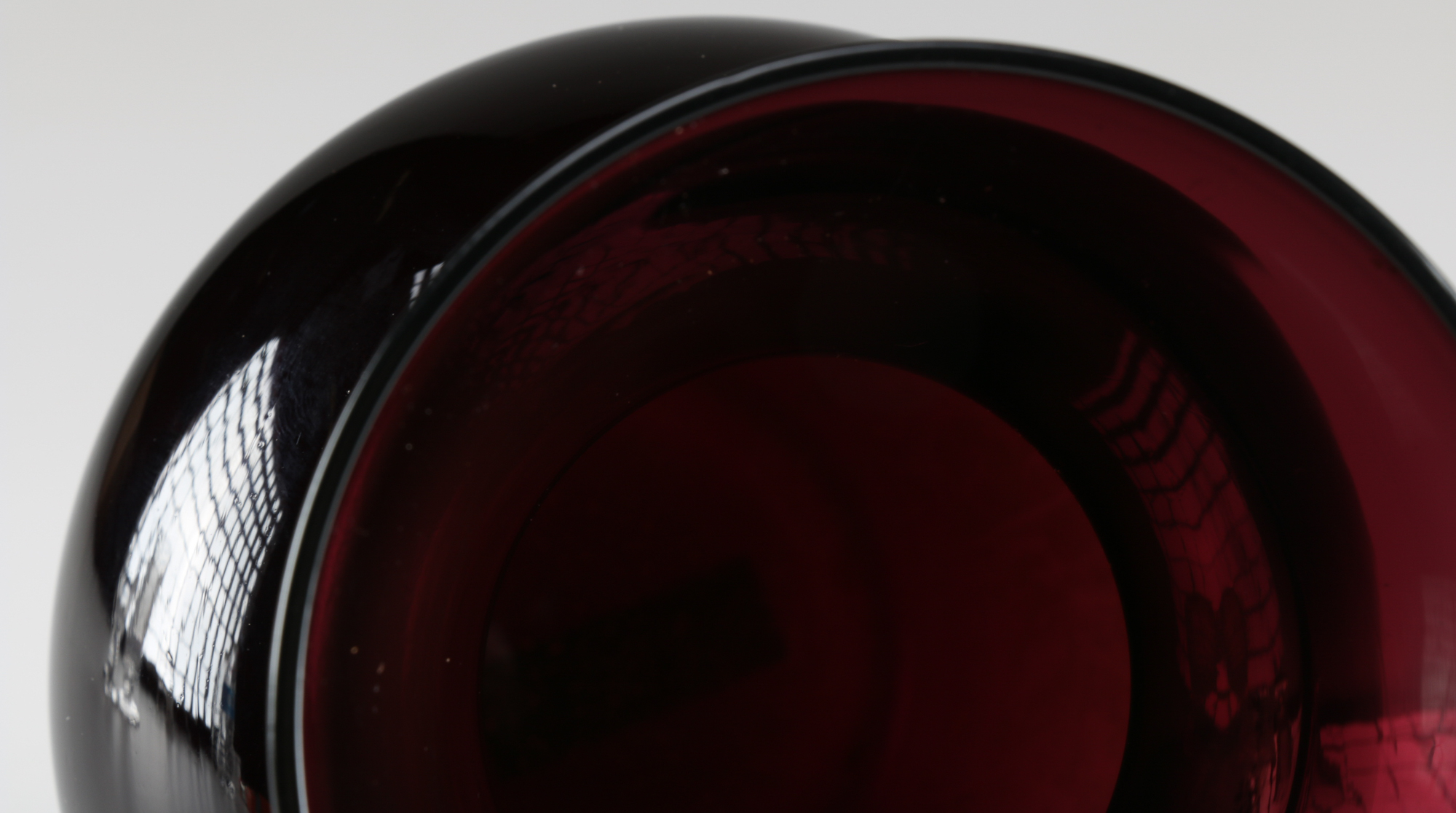 Assortment of Vintage Glass Vases and a Candleholder