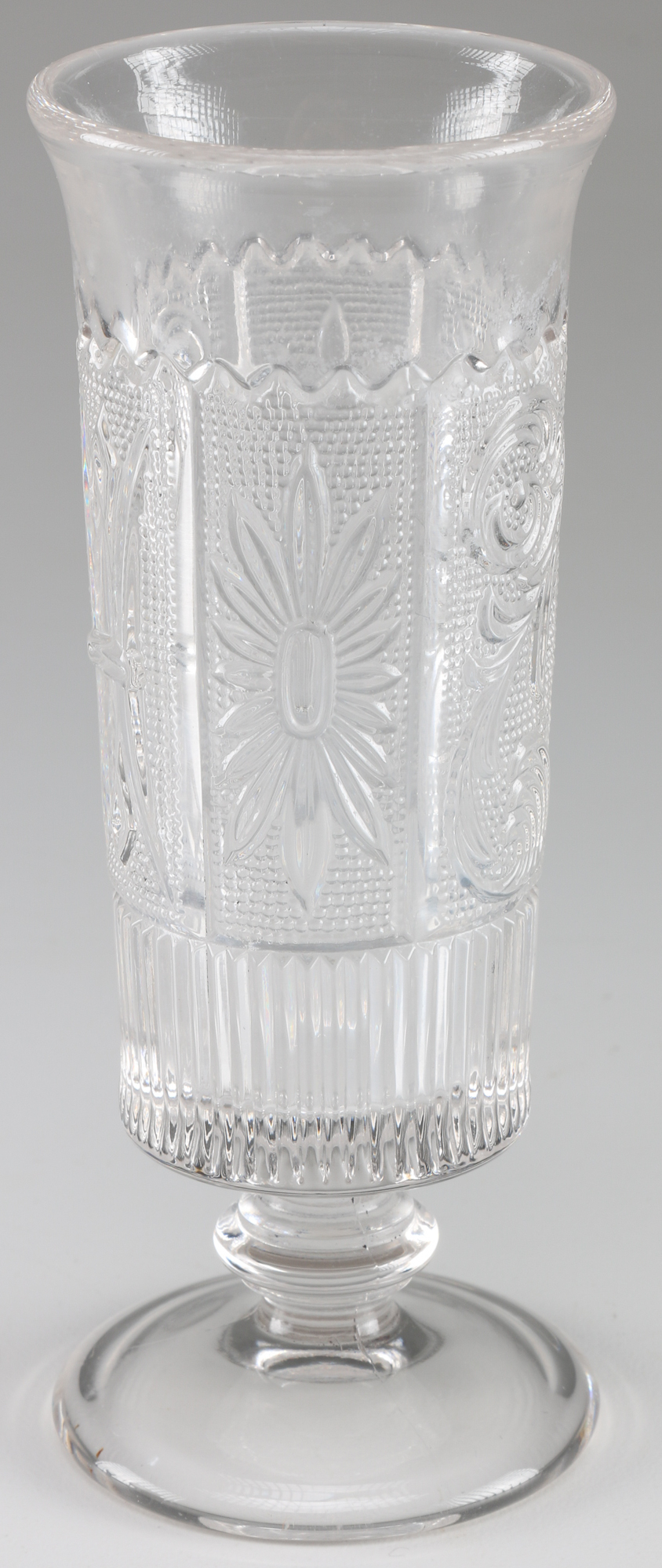 Assortment of Vintage Glass Vases and a Candleholder