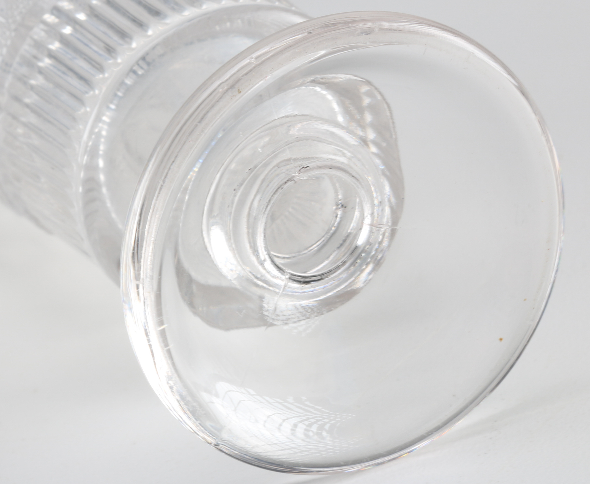 Assortment of Vintage Glass Vases and a Candleholder