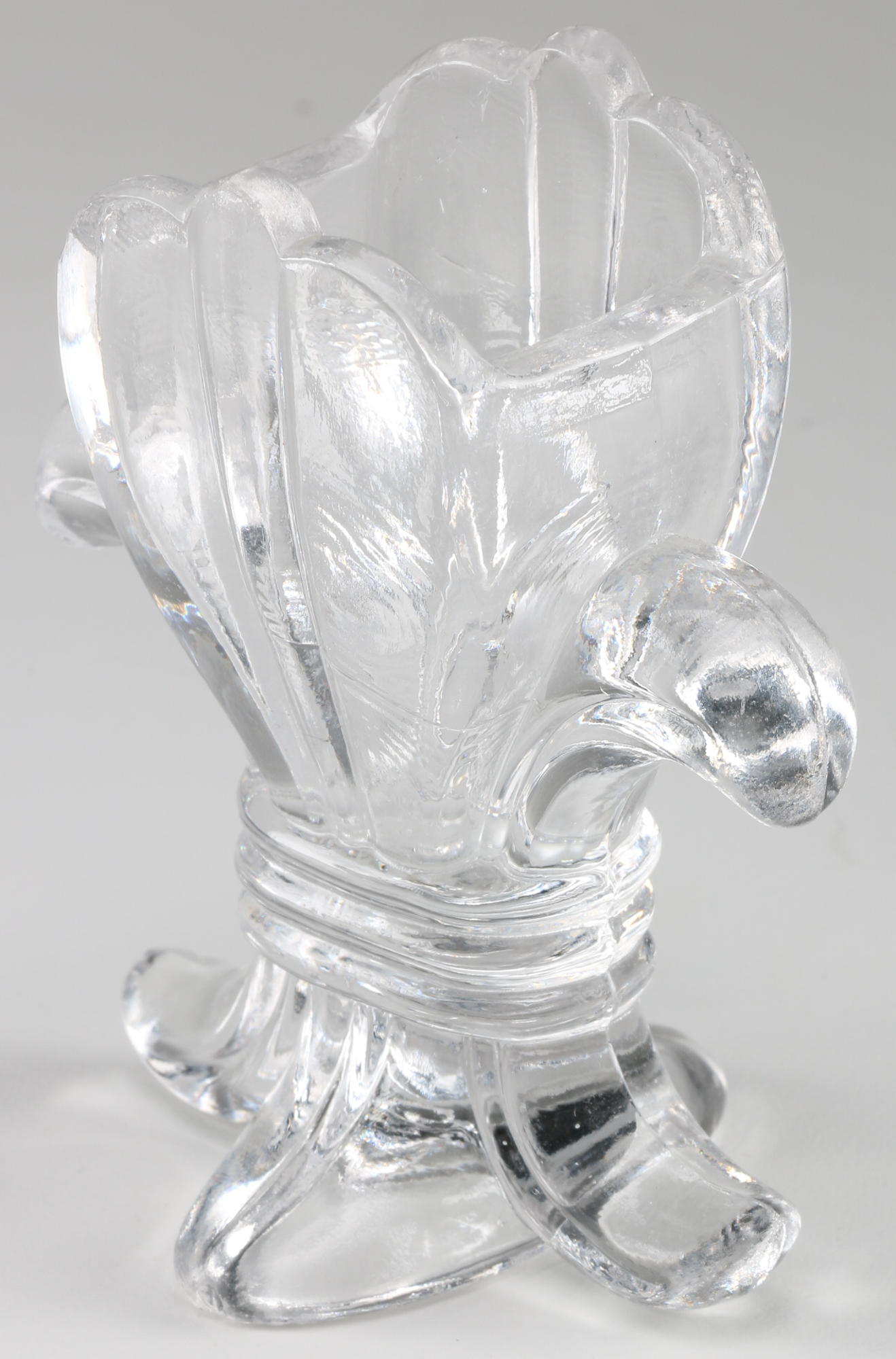 Assortment of Vintage Glass Vases and a Candleholder