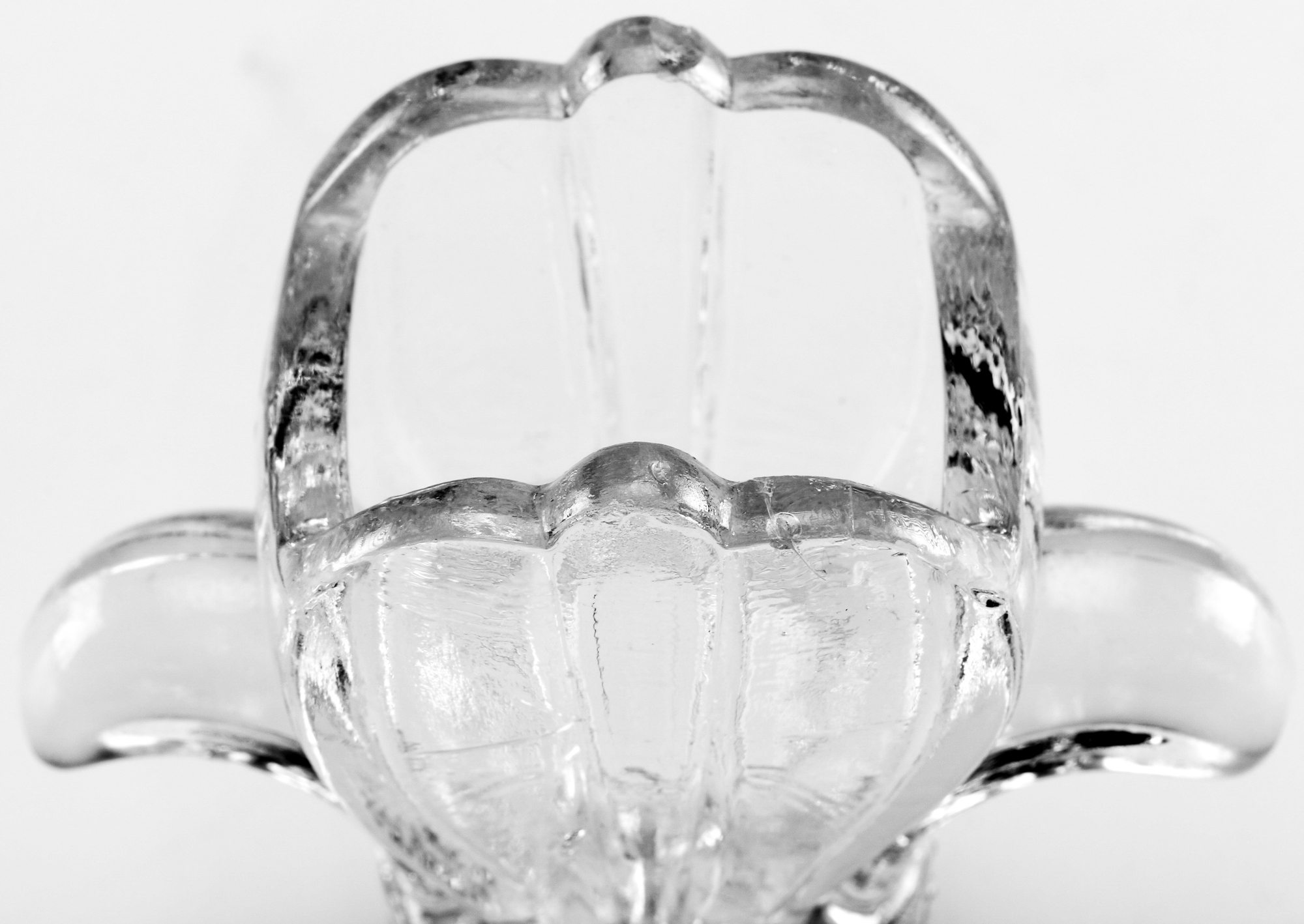 Assortment of Vintage Glass Vases and a Candleholder