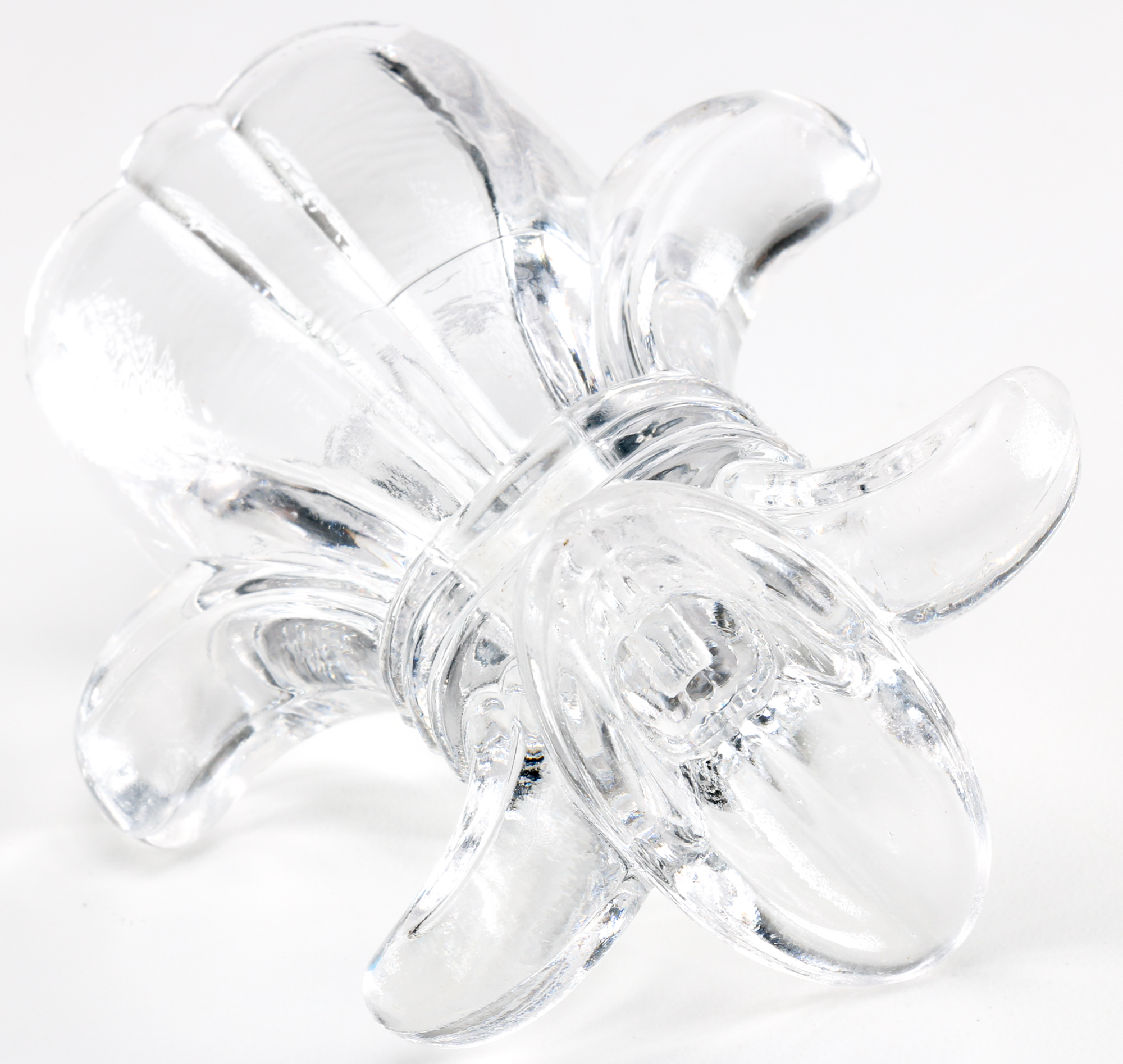 Assortment of Vintage Glass Vases and a Candleholder