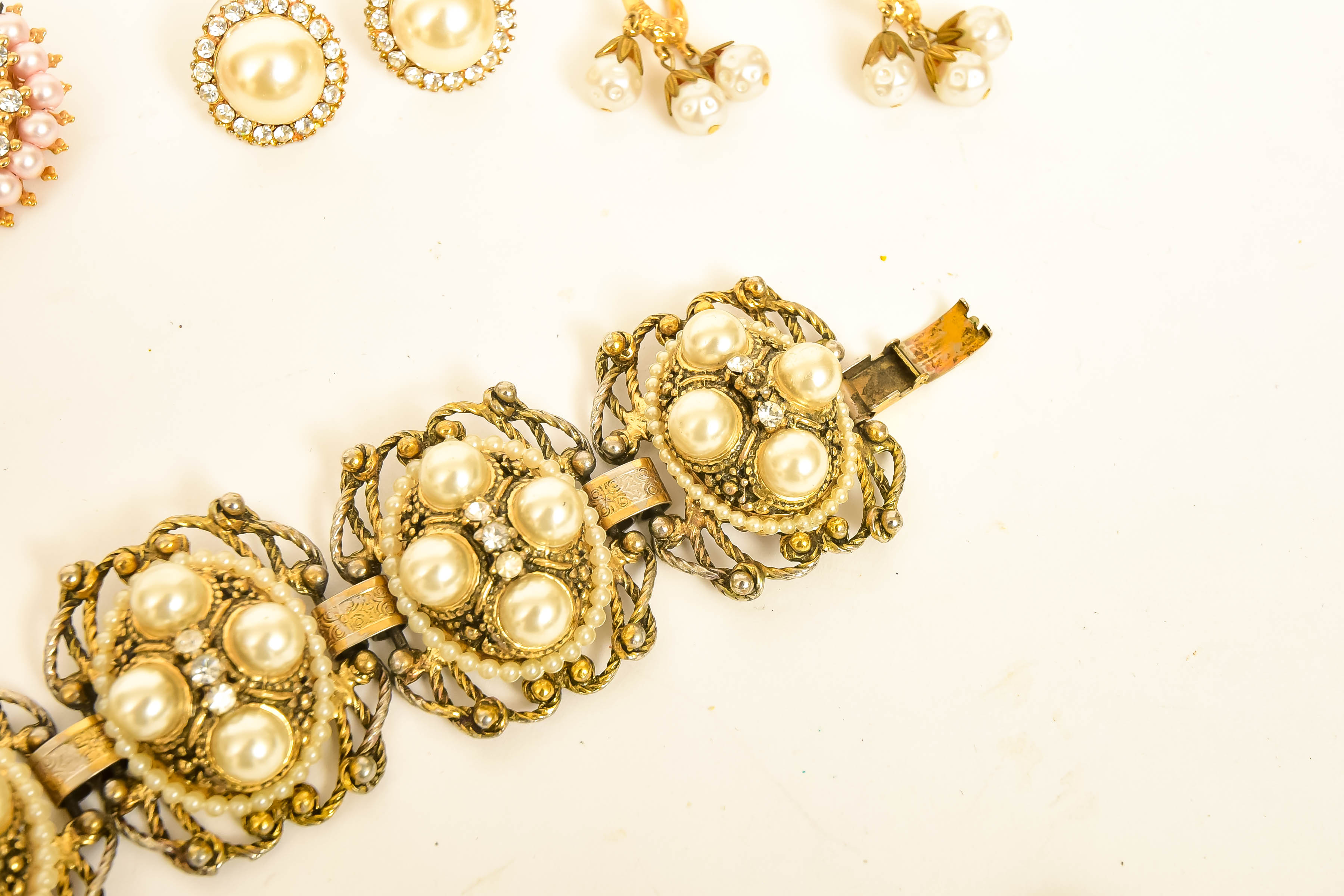 Pearl-Inspired Vintage Costume Jewelry
