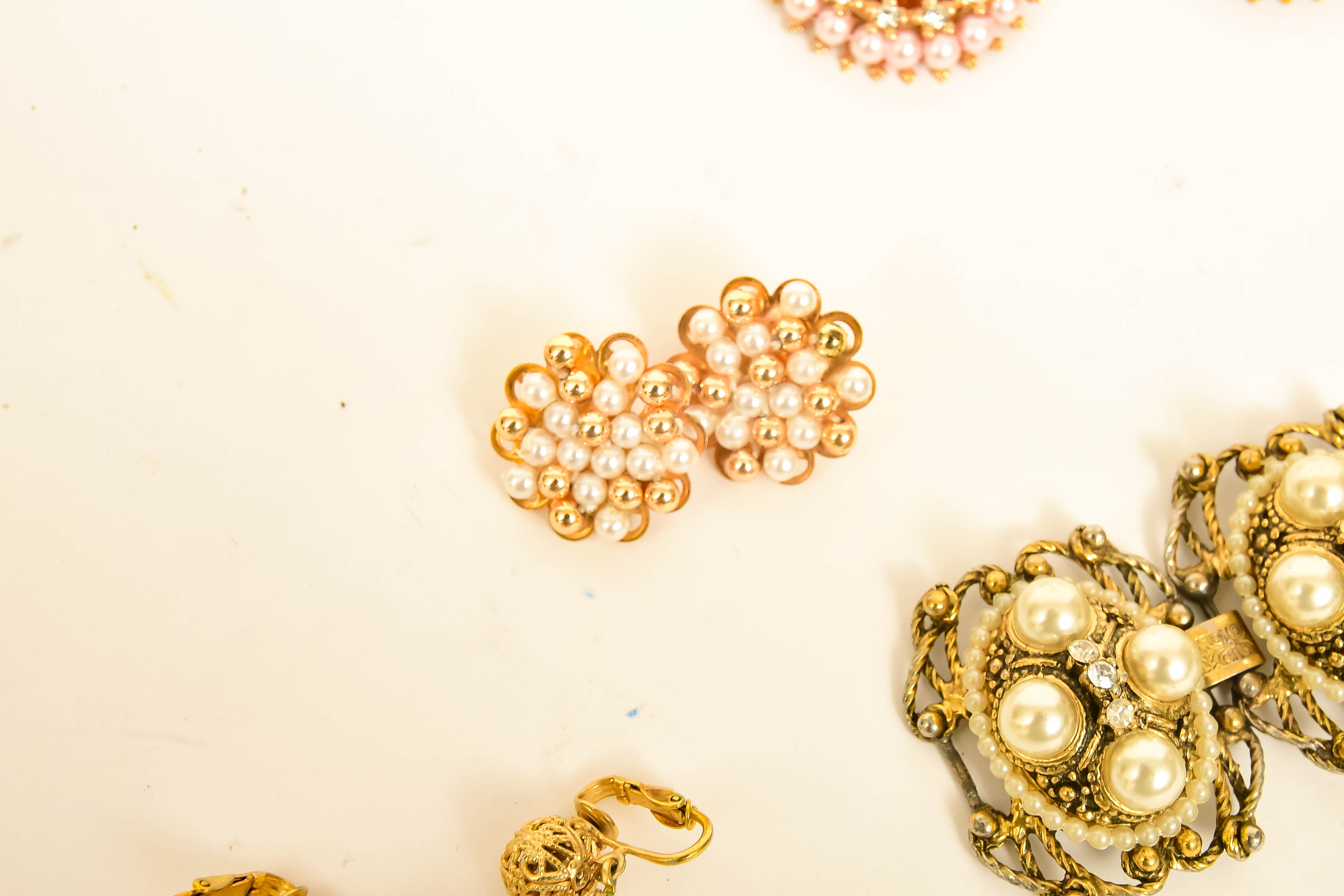 Pearl-Inspired Vintage Costume Jewelry