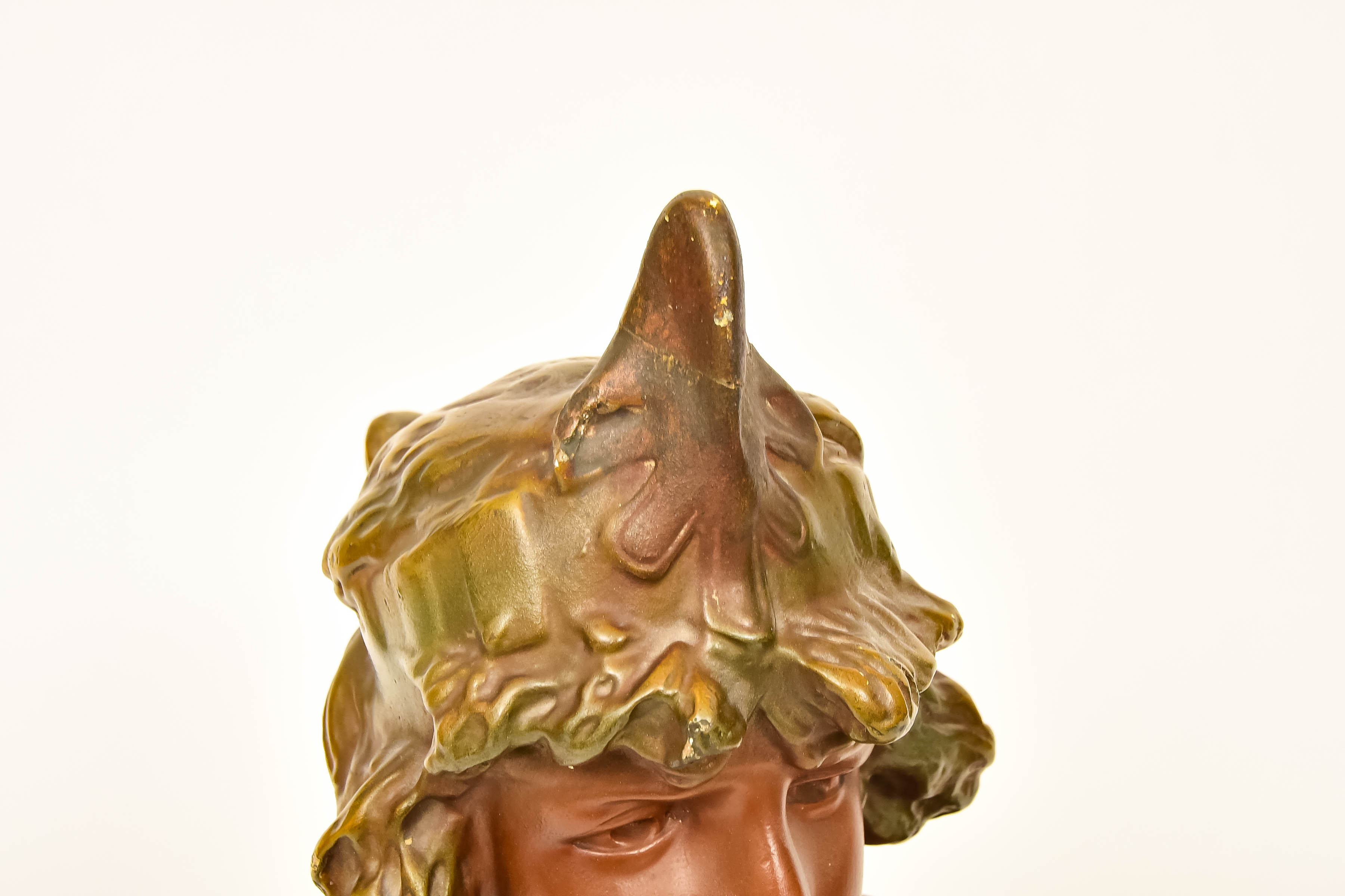 Pablo Rigual Chalkware Bust "Cleopatre"