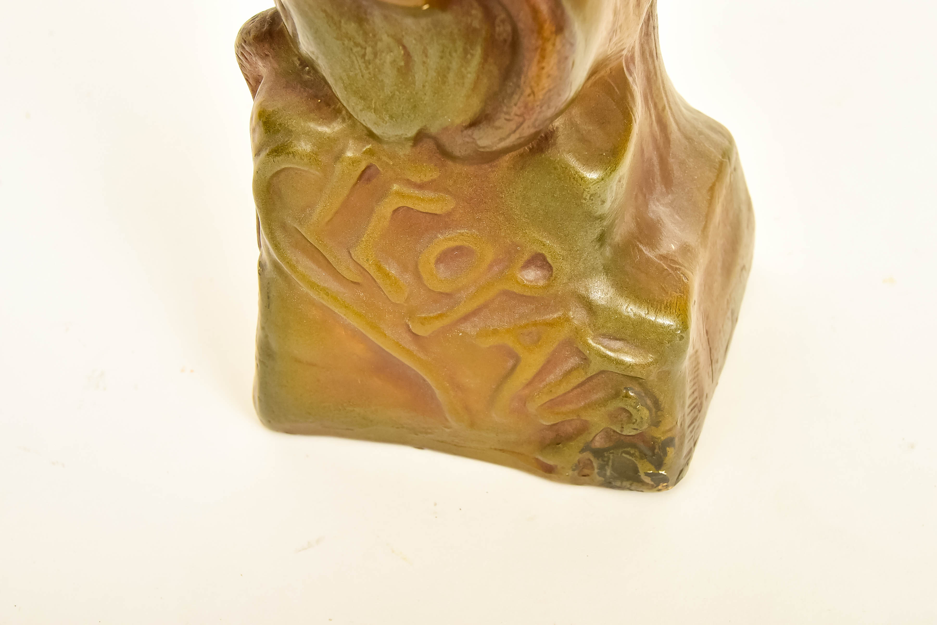 Pablo Rigual Chalkware Bust "Cleopatre"