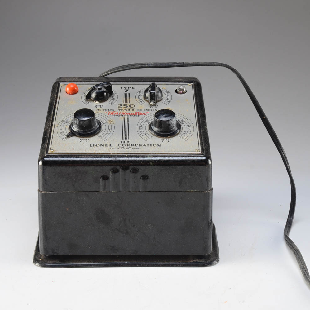 Vintage Lionel Type Z Trainmaster 250 watt Transformer