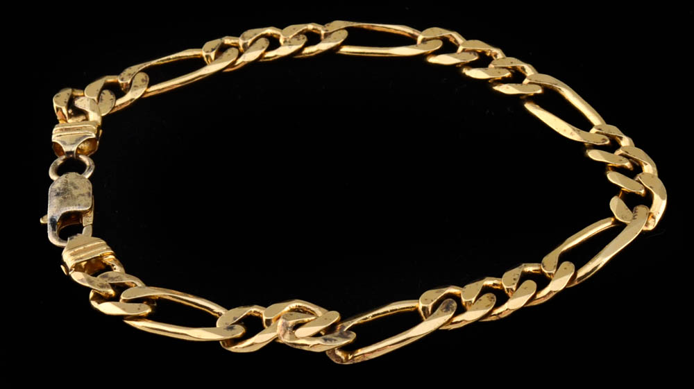 Group of Five Silver Bracelets