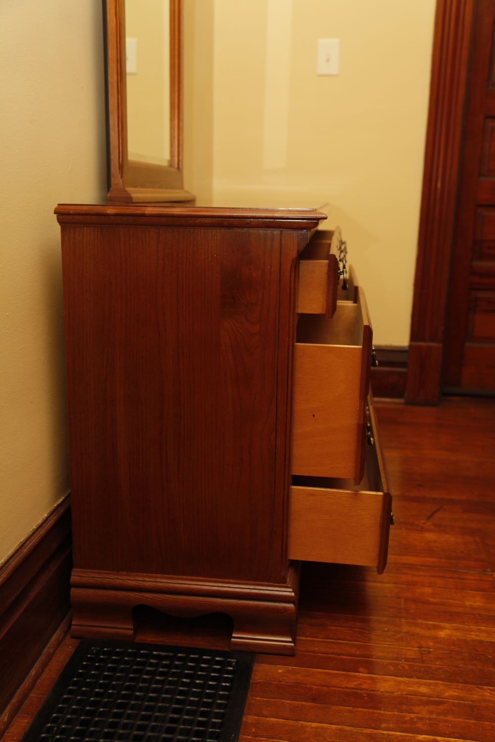 Kincaid Oak Chippendale Style Dresser