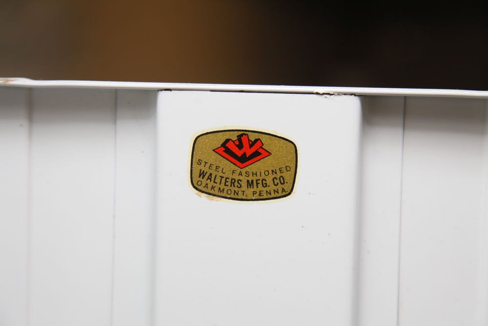 Vintage White Metal Cabinets