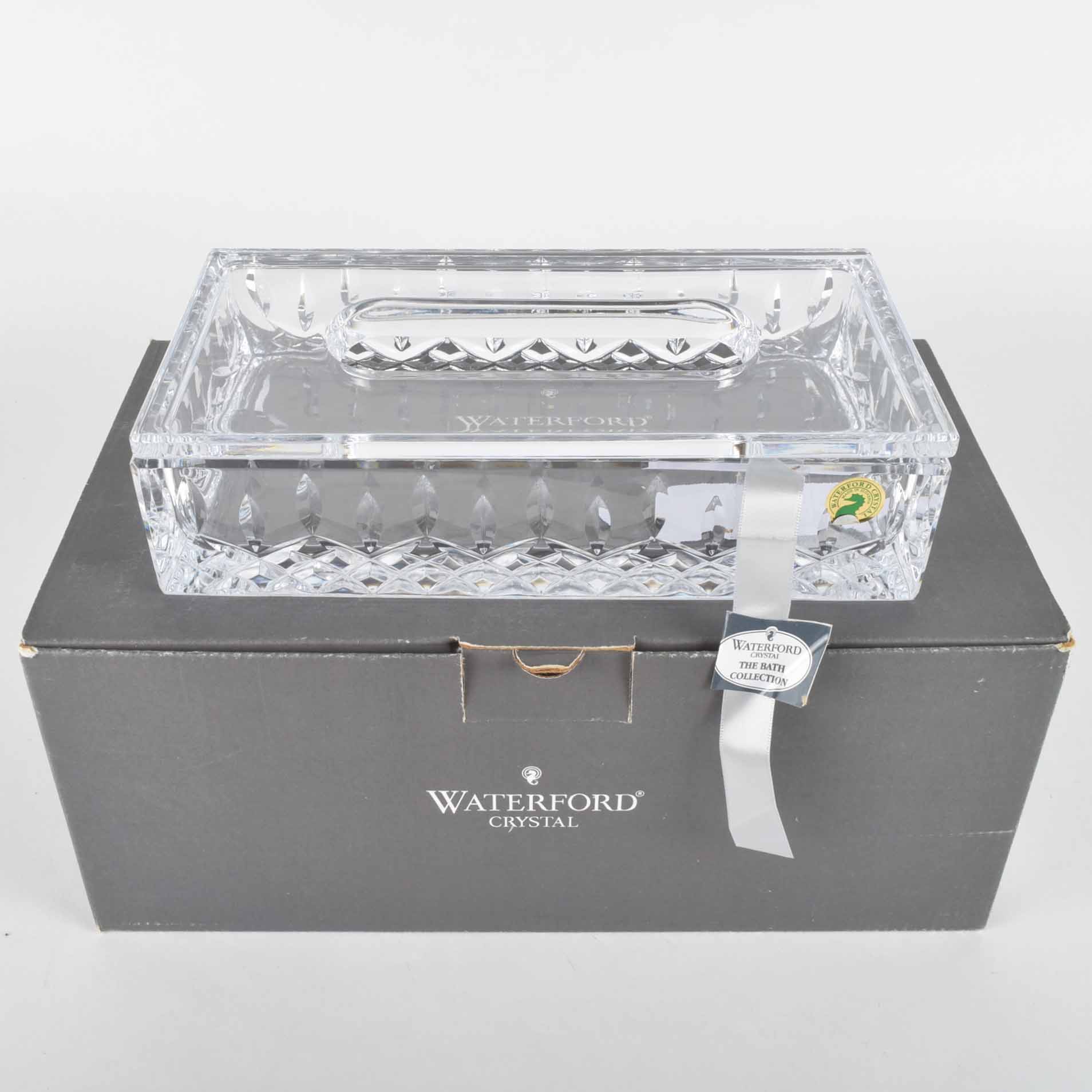 Waterford Crystal "Lismore" Tissue Box