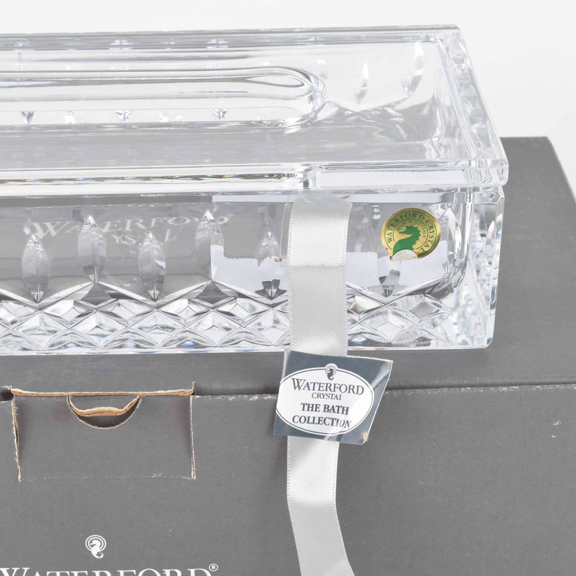 Waterford Crystal "Lismore" Tissue Box