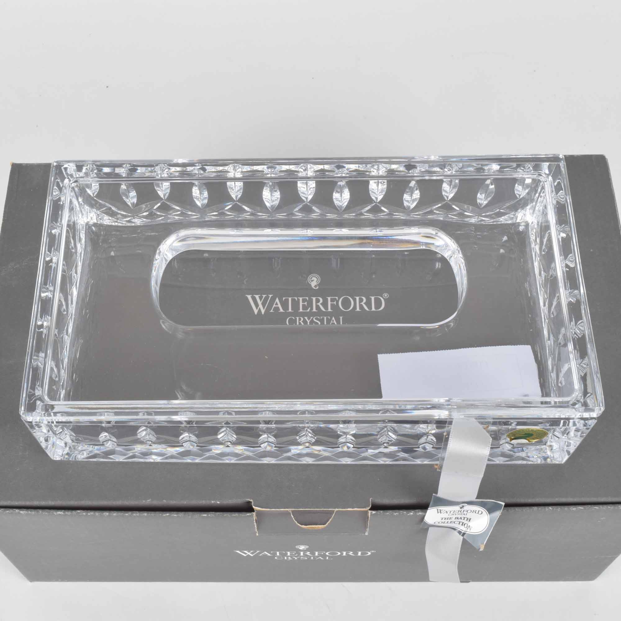 Waterford Crystal "Lismore" Tissue Box