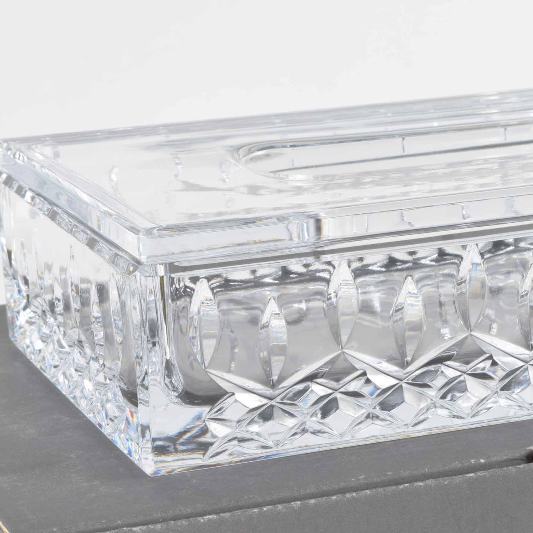 Waterford Crystal "Lismore" Tissue Box