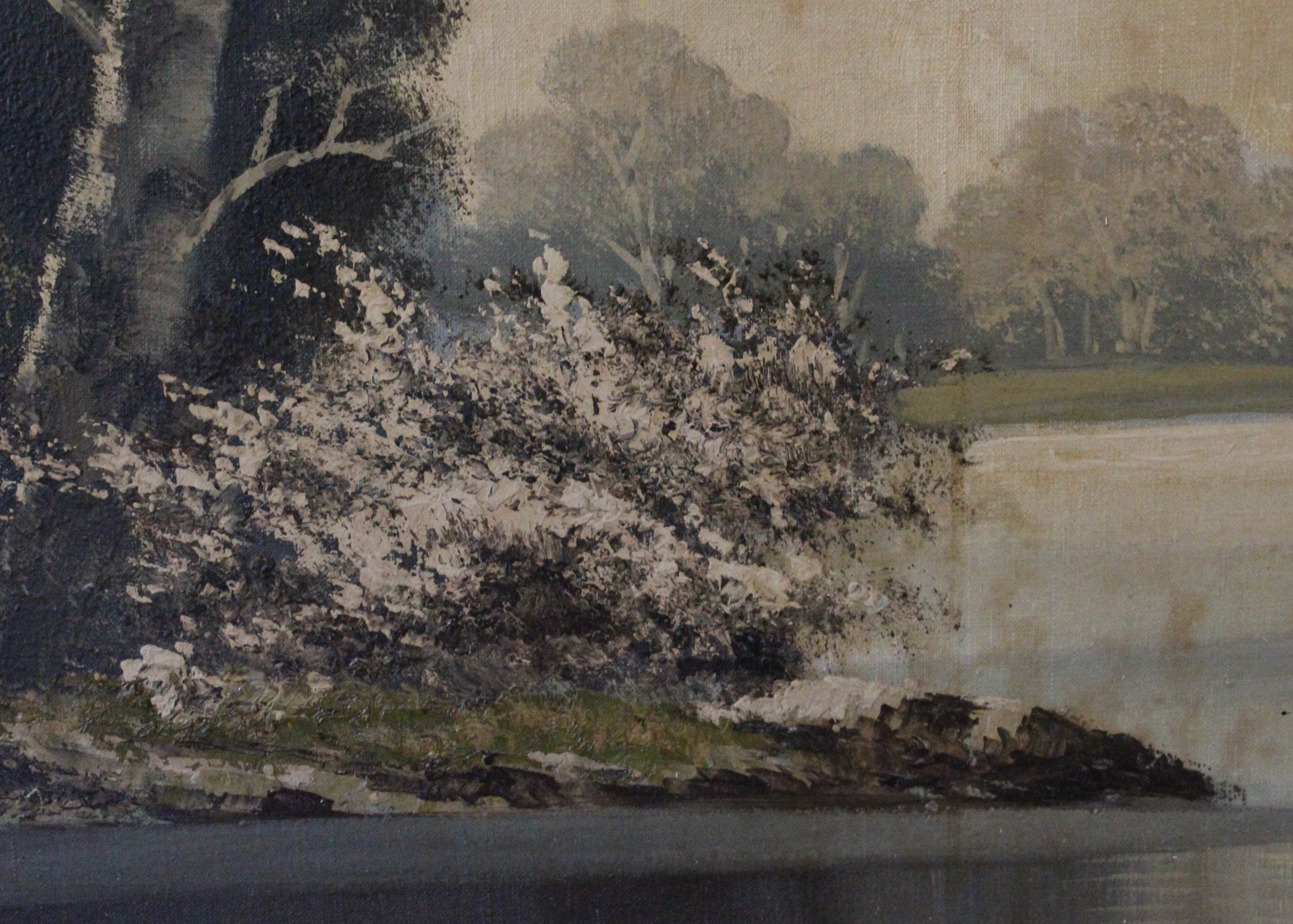 Signed, Original Oil on Canvas Landscape by Paul Kujal