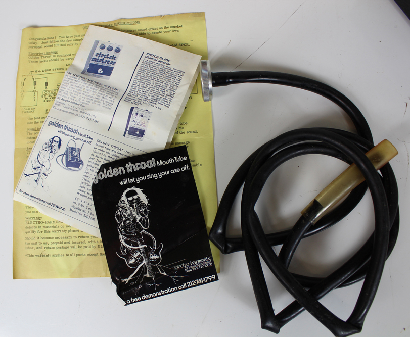 Electro Harmonix Golden Throat Mouth Tube