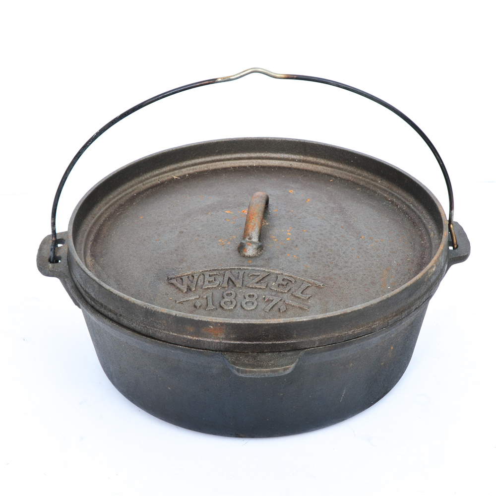 Wenzel 1887 Cast Iron Dutch Oven